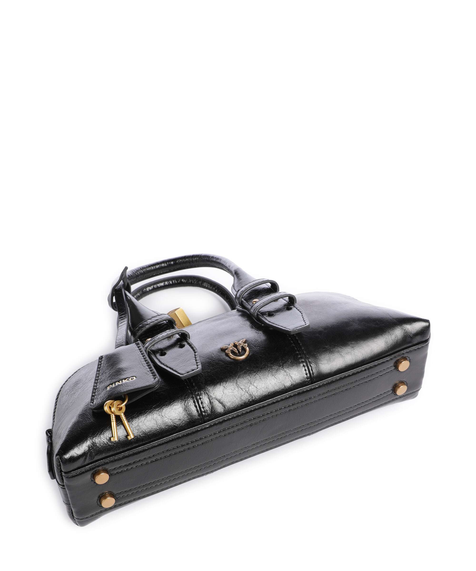Pinko Bowling Horizontal Torebka nero/antique gold - Image 5