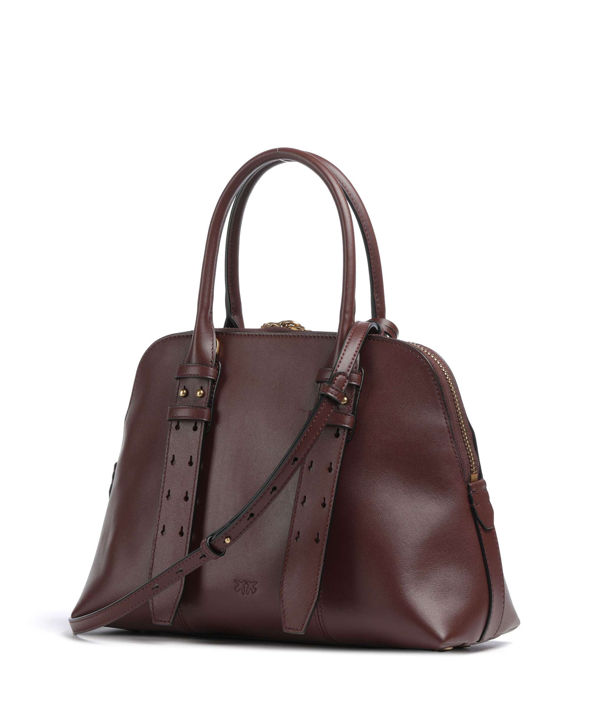 Pinko Bowling Medium Torebka burgundy wine/antique gold - Image 2