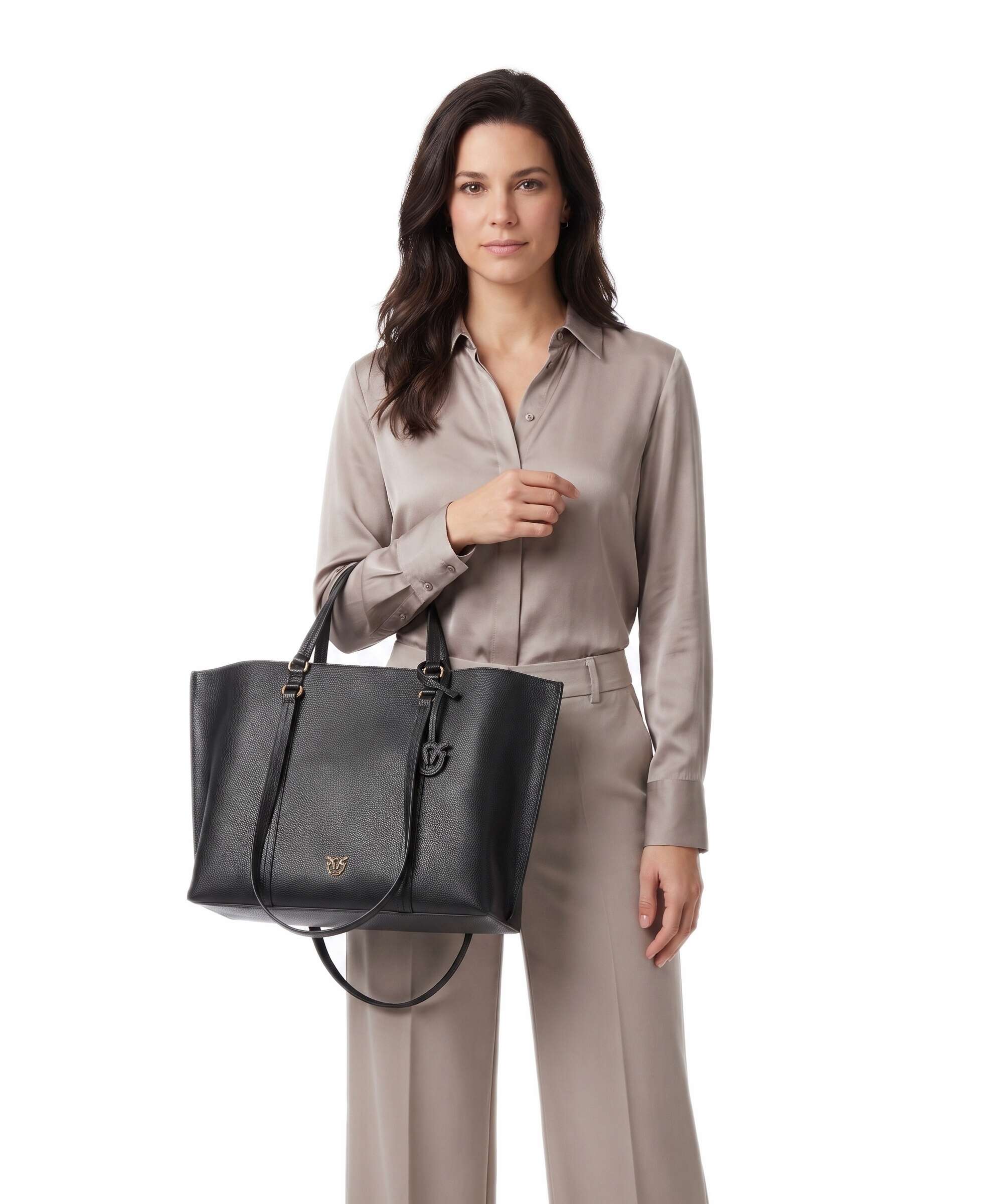 Pinko Carrie Big Torba na zakupy nero - Image 3