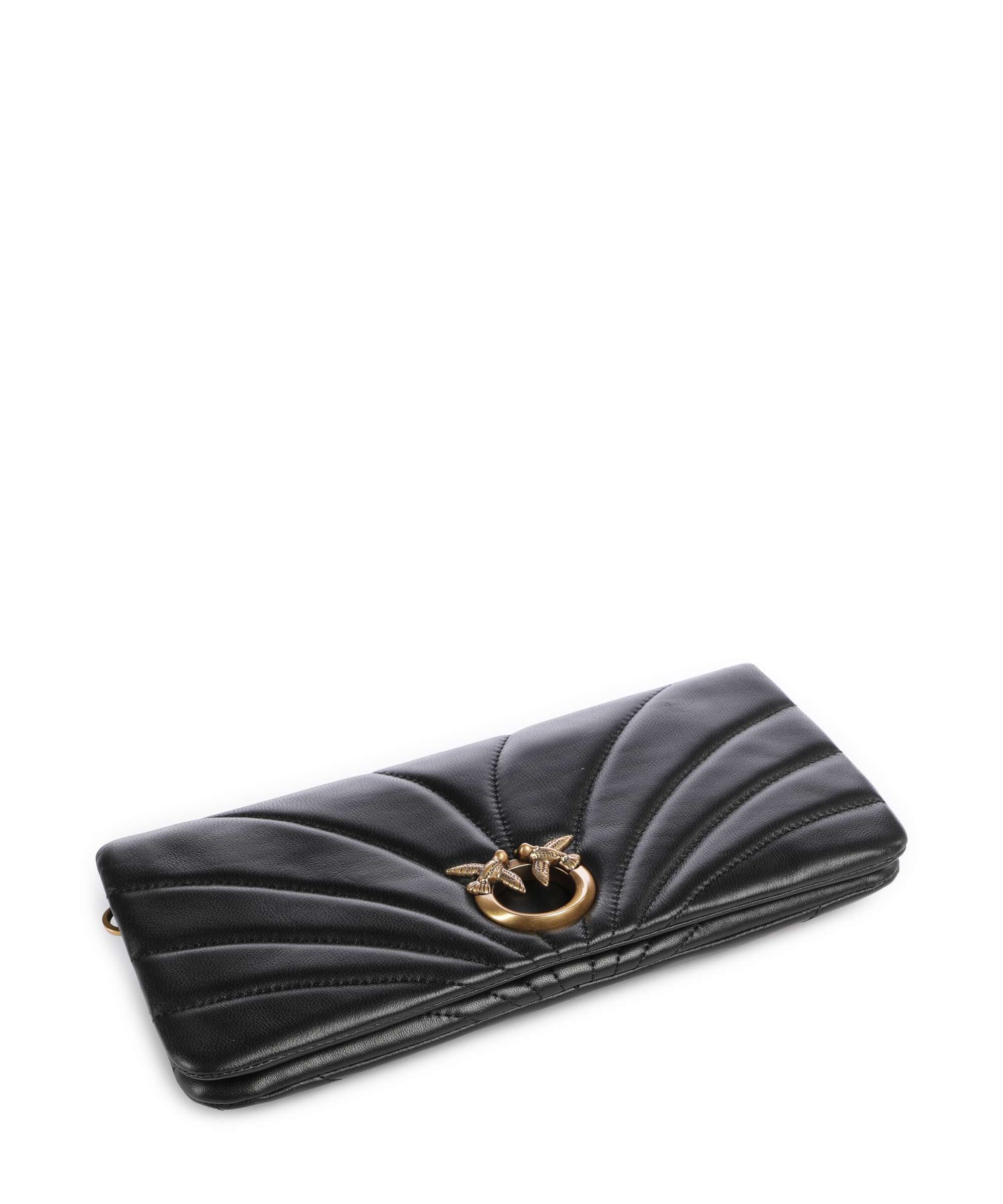 Pinko Click Horizontal Classic Torba przez ramię nero/antique gold - Image 4