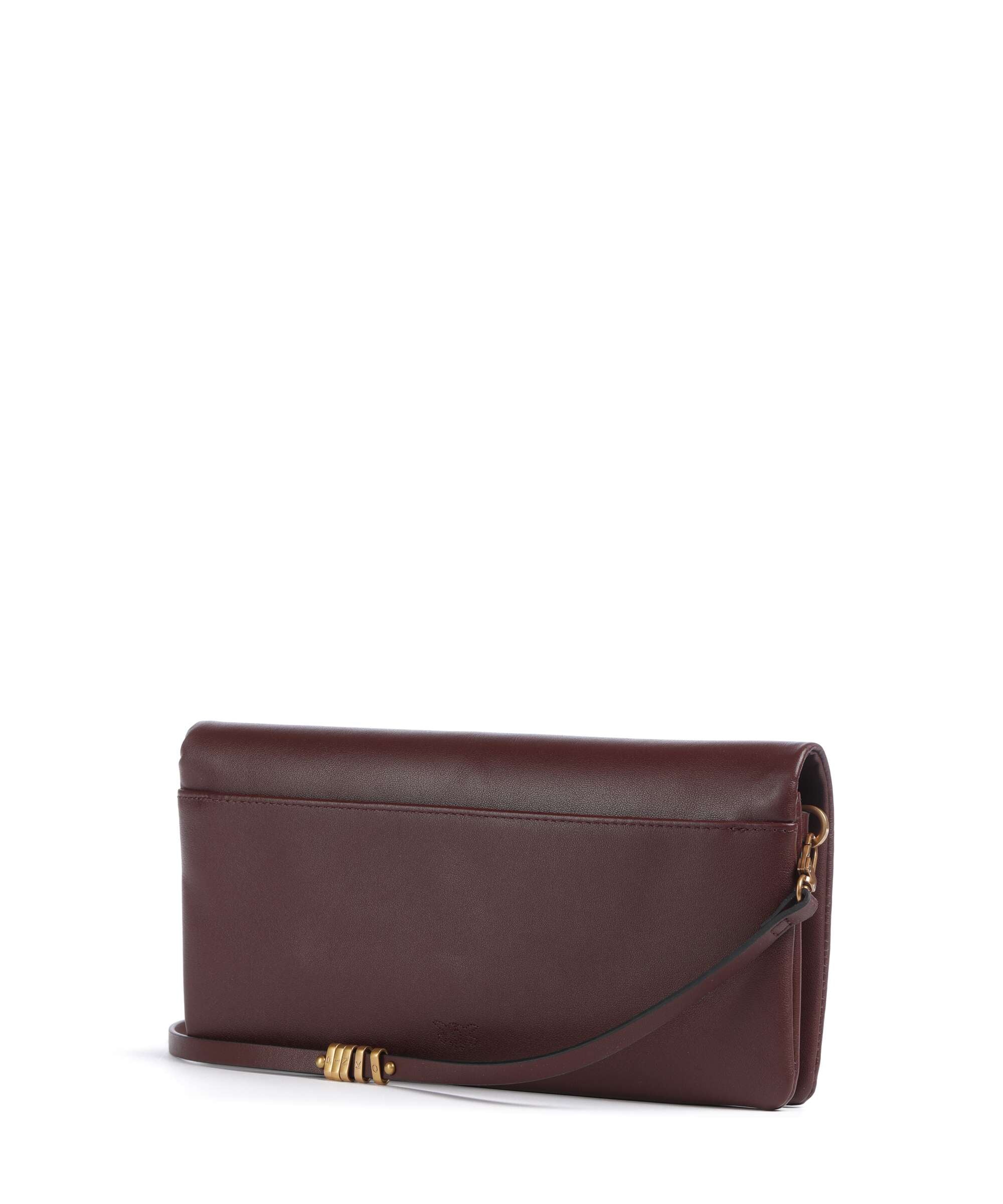 Pinko Click Soft Classic Torba przez ramię burgundy wine/antique gold - Image 2