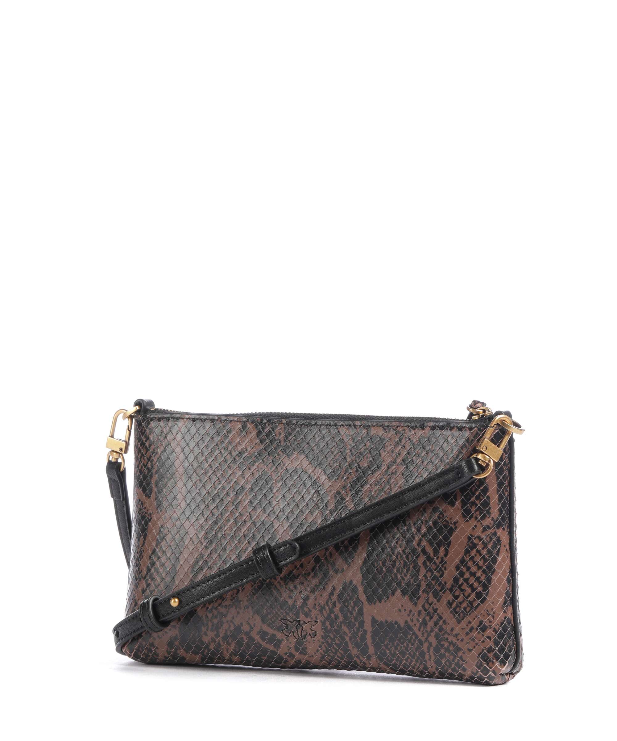Pinko Flat Mini Torba przez ramię roccia/marrone/antique gold - Image 2