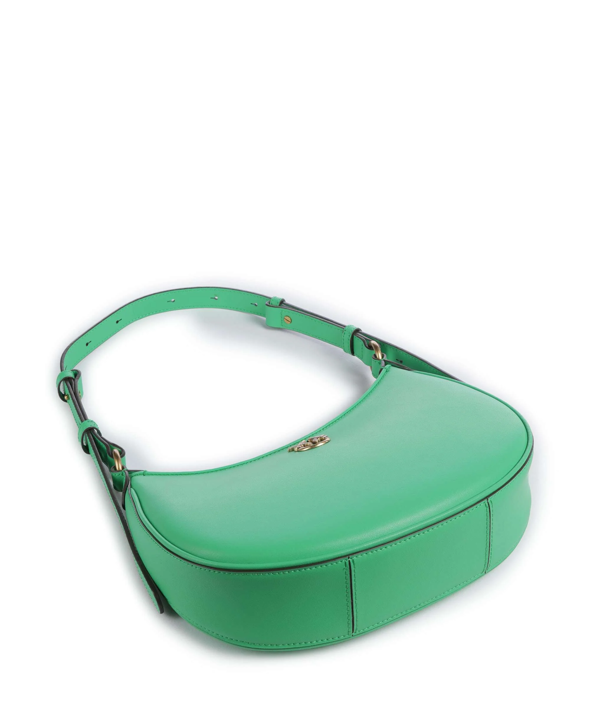 Pinko Half Moon Mini Torba na ramię verde isola/antique gold - Image 5