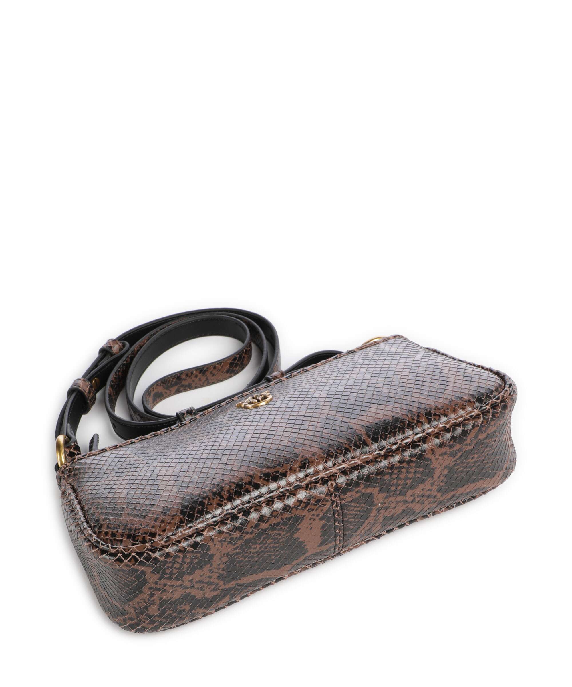 Pinko Half Moon Mini Torba przez ramię roccia/marrone/antique gold - Image 5