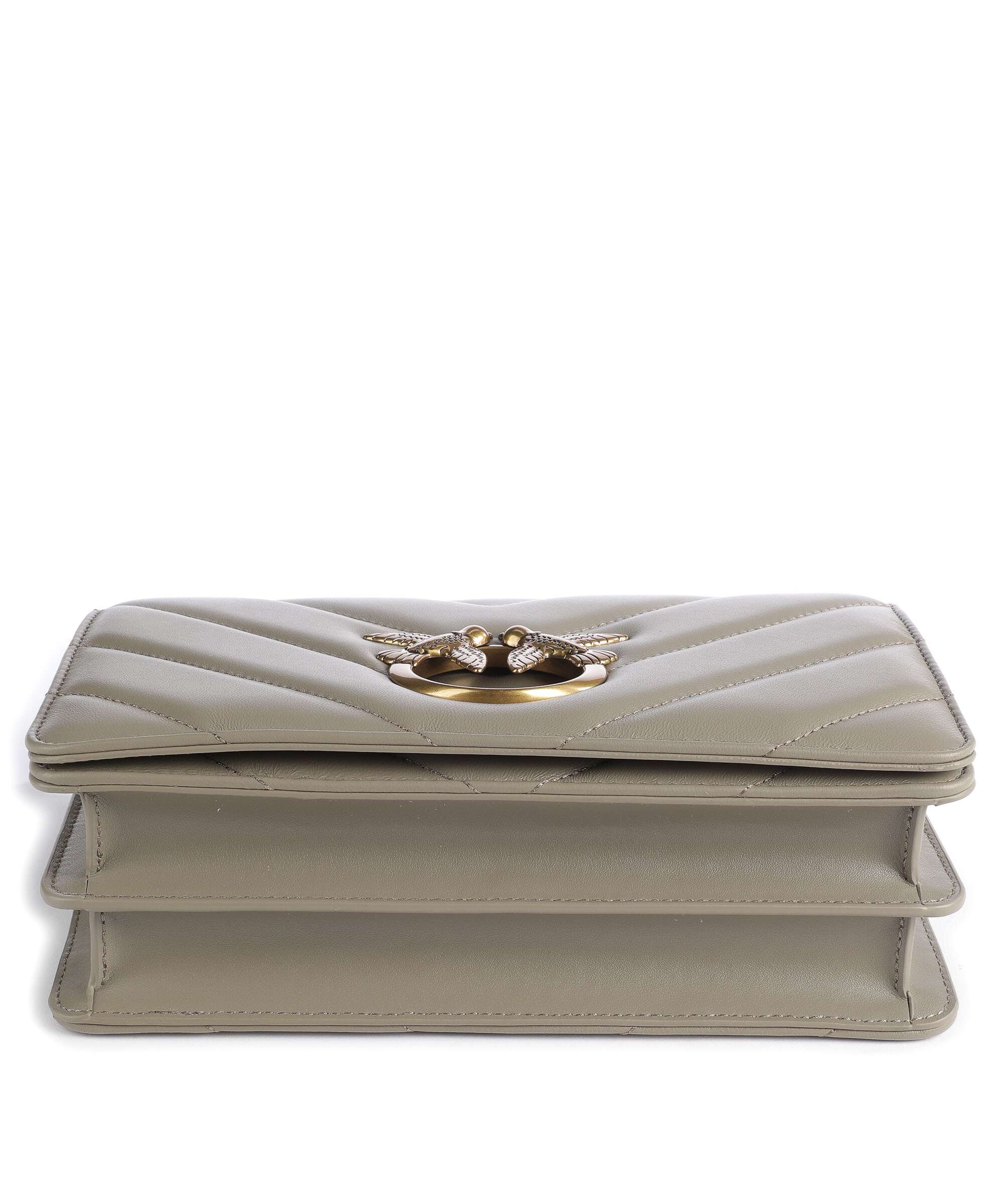 Pinko Love Click Classic Torba przez ramię noce/antique gold - Image 5