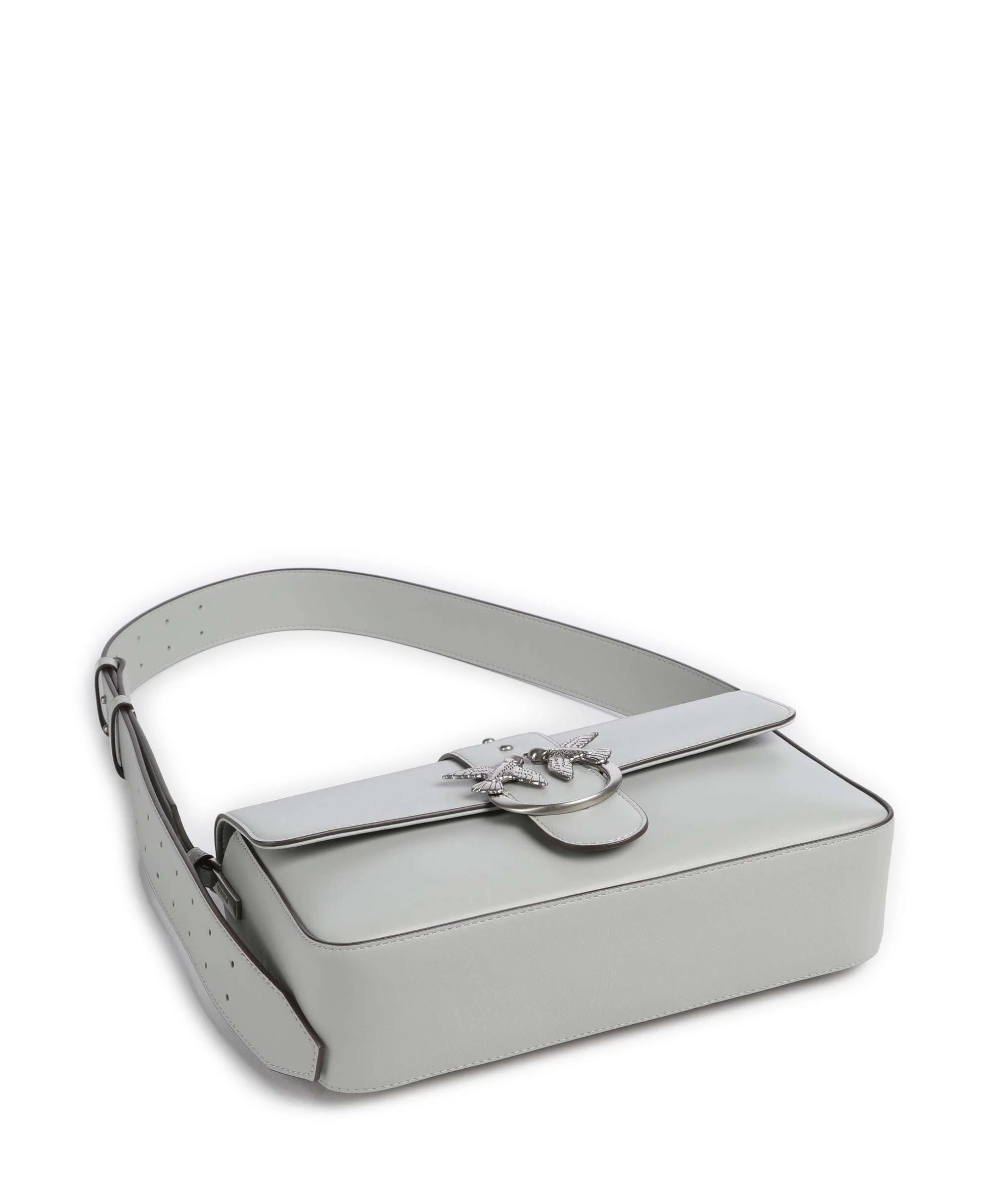 Pinko Love One Classic Slouchy Torba na ramię grigio perla/old silver - Image 4