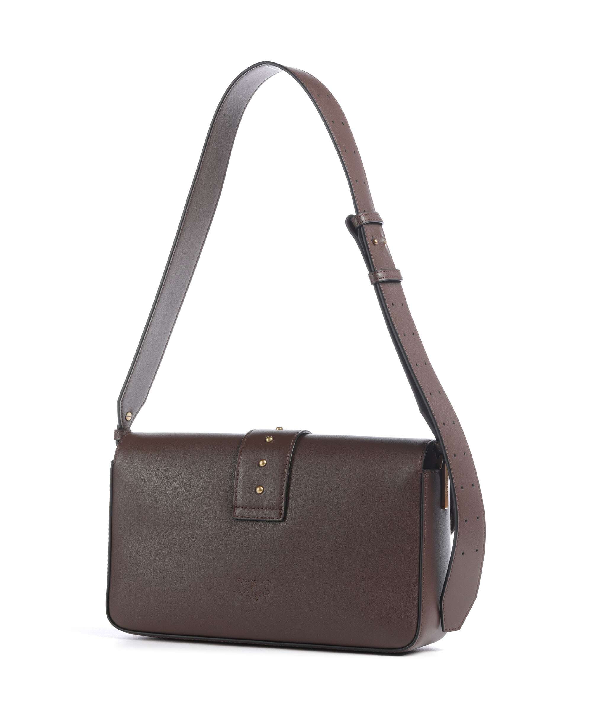Pinko Love One Classic Slouchy Torba na ramię marrone castano/antique gold - Image 2