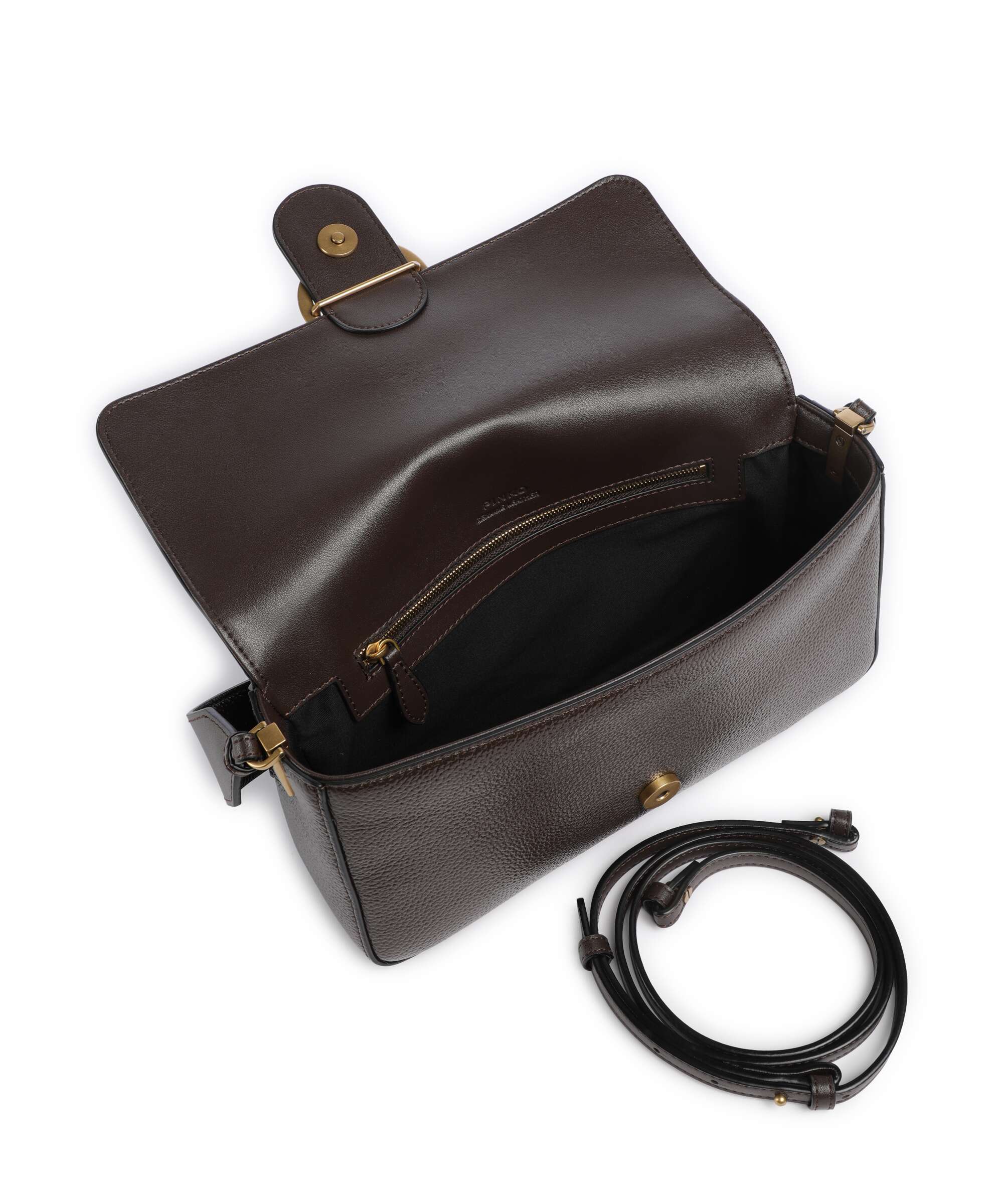 Pinko Love One Classic Slouchy Torba na ramię marrone/chicco di caffe/antique - Image 5