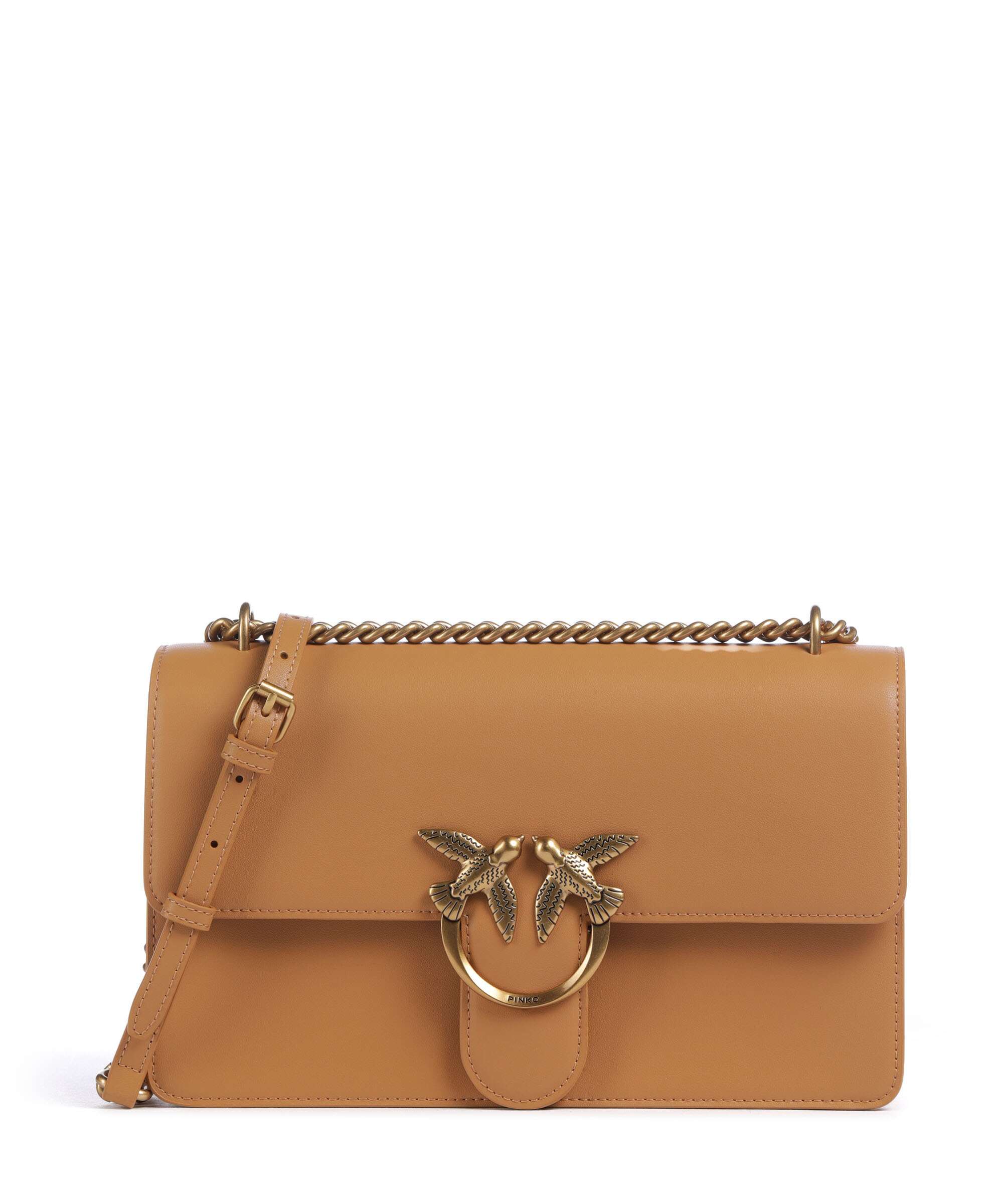 Pinko Love One Classic Torba na ramię torrone/antique gold