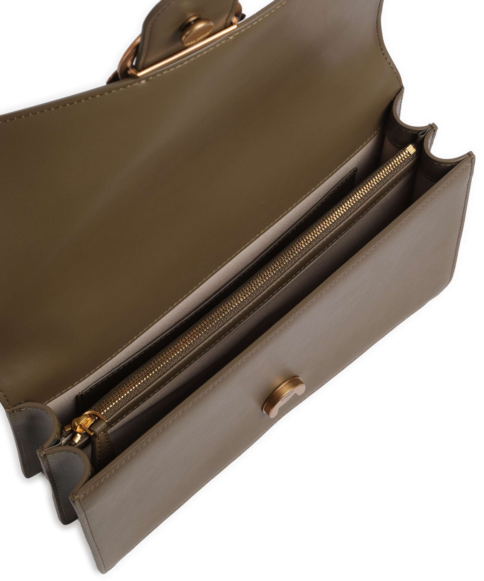 Pinko Love One Classic Torba przez ramię scricciolo/antique gold - Image 6