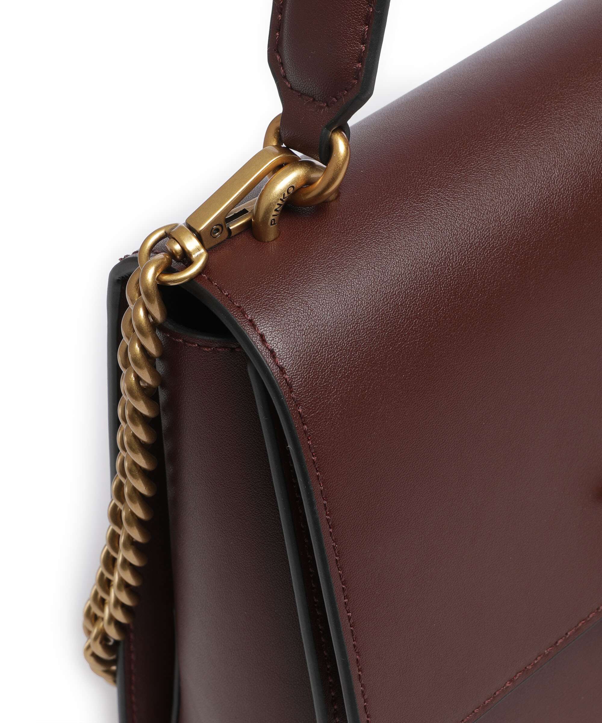 Pinko Love One Classic Torebka burgundy wine/antique gold - Image 4