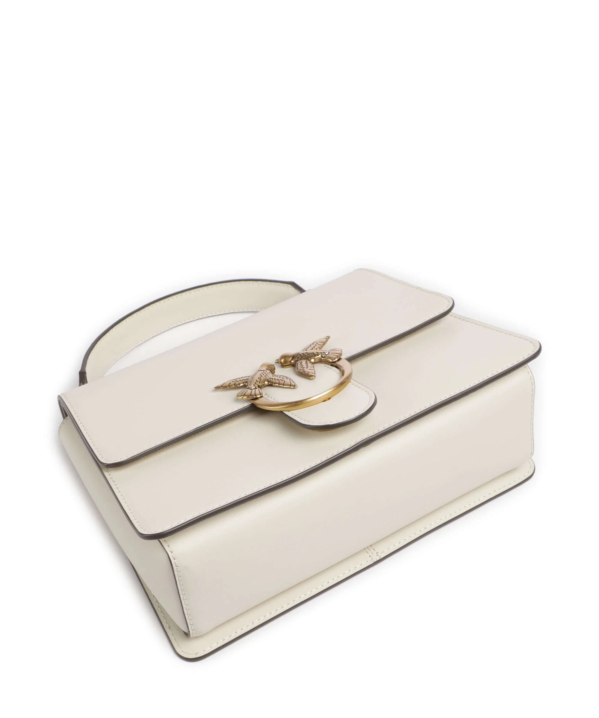Pinko Love One Classic Torebka bianco seta/antique gold - Image 5