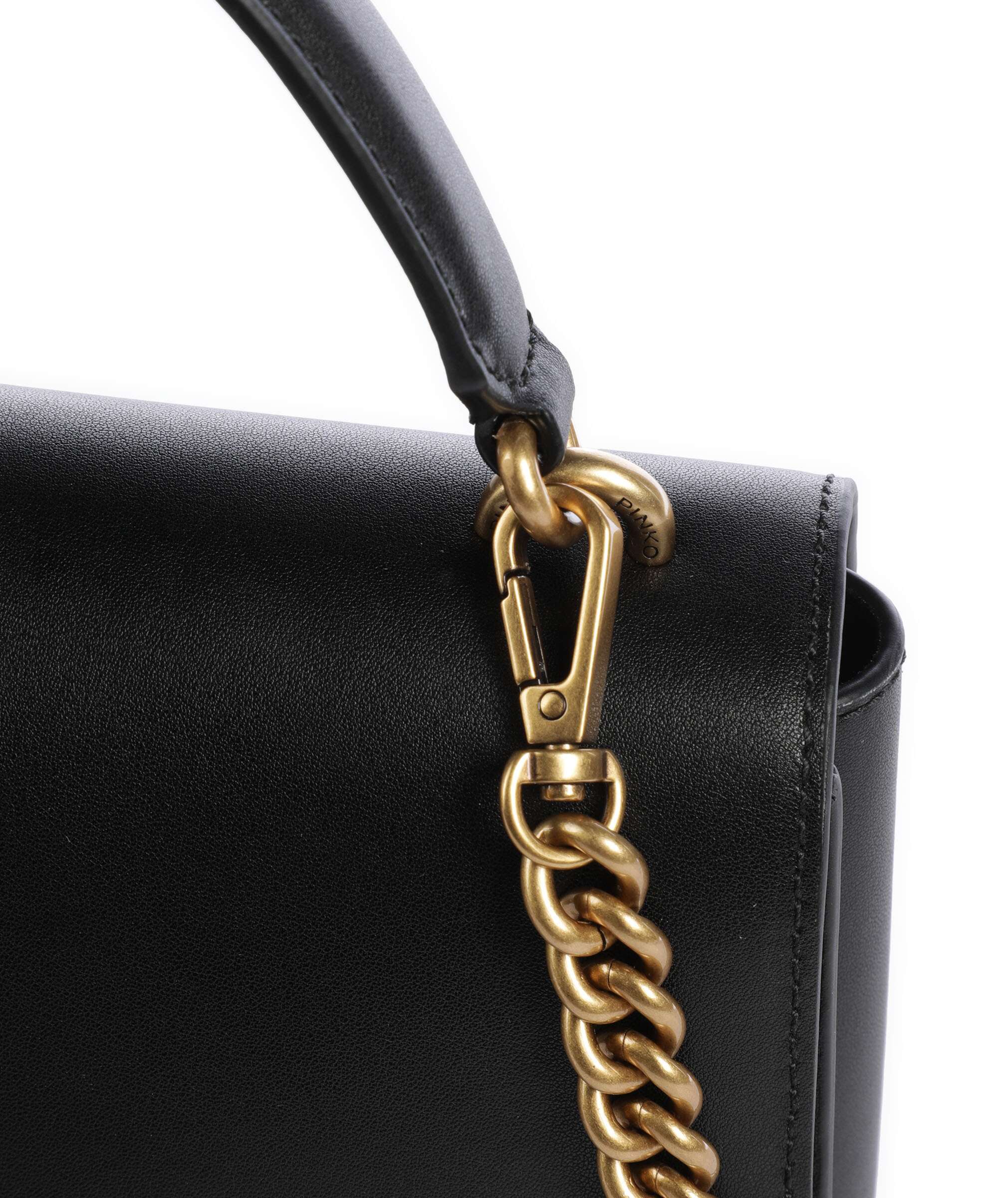 Pinko Love One Classic Torebka nero/antique gold - Image 5