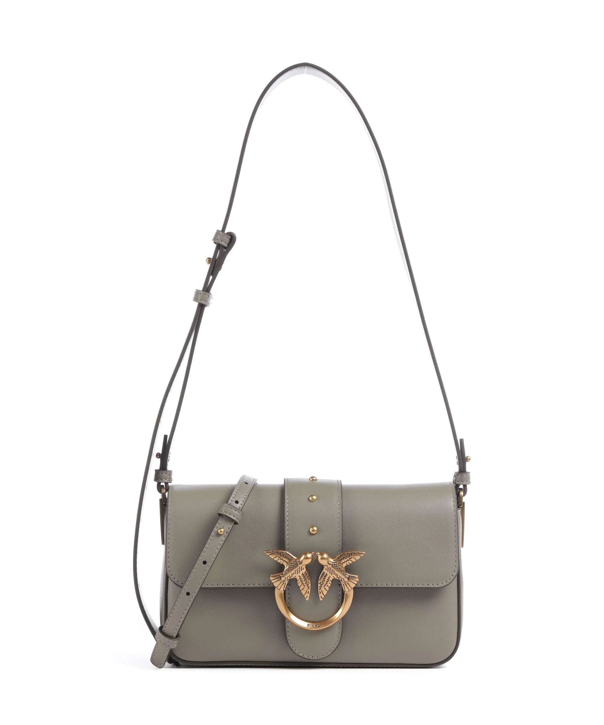 Pinko Love One Mini Slouchy Torba na ramię noce/antique gold