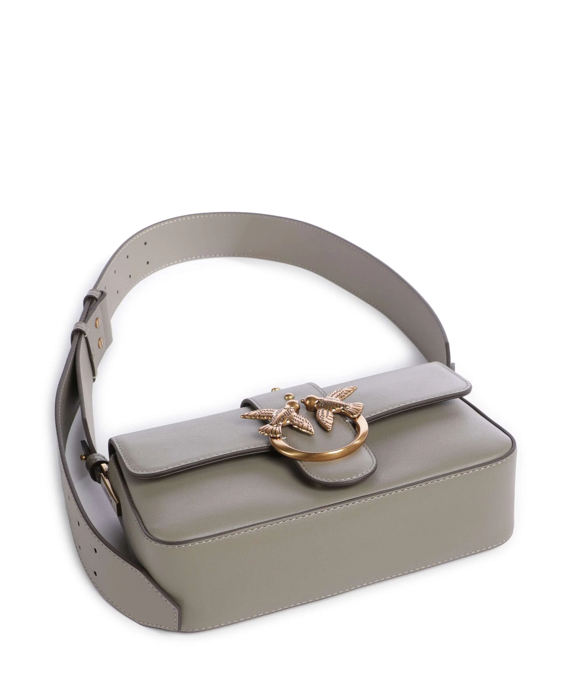 Pinko Love One Mini Slouchy Torba na ramię noce/antique gold - Image 6