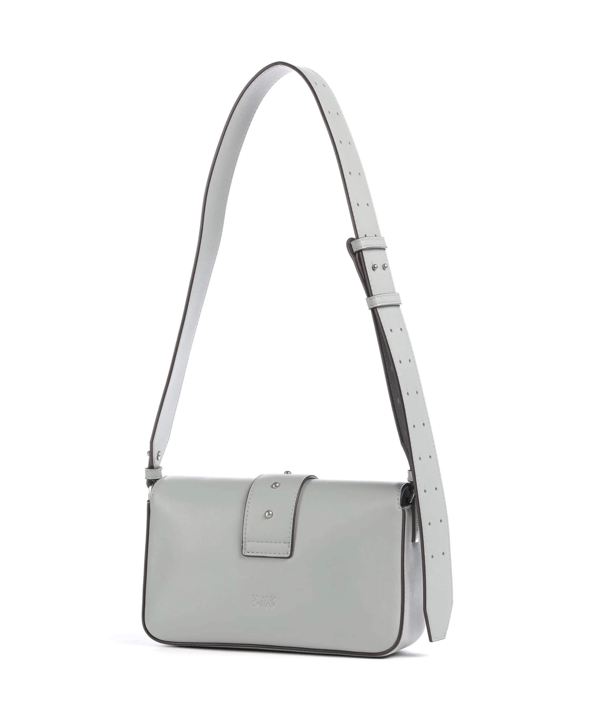 Pinko Love One Mini Slouchy Torba na ramię grigio perla/old silver - Image 2