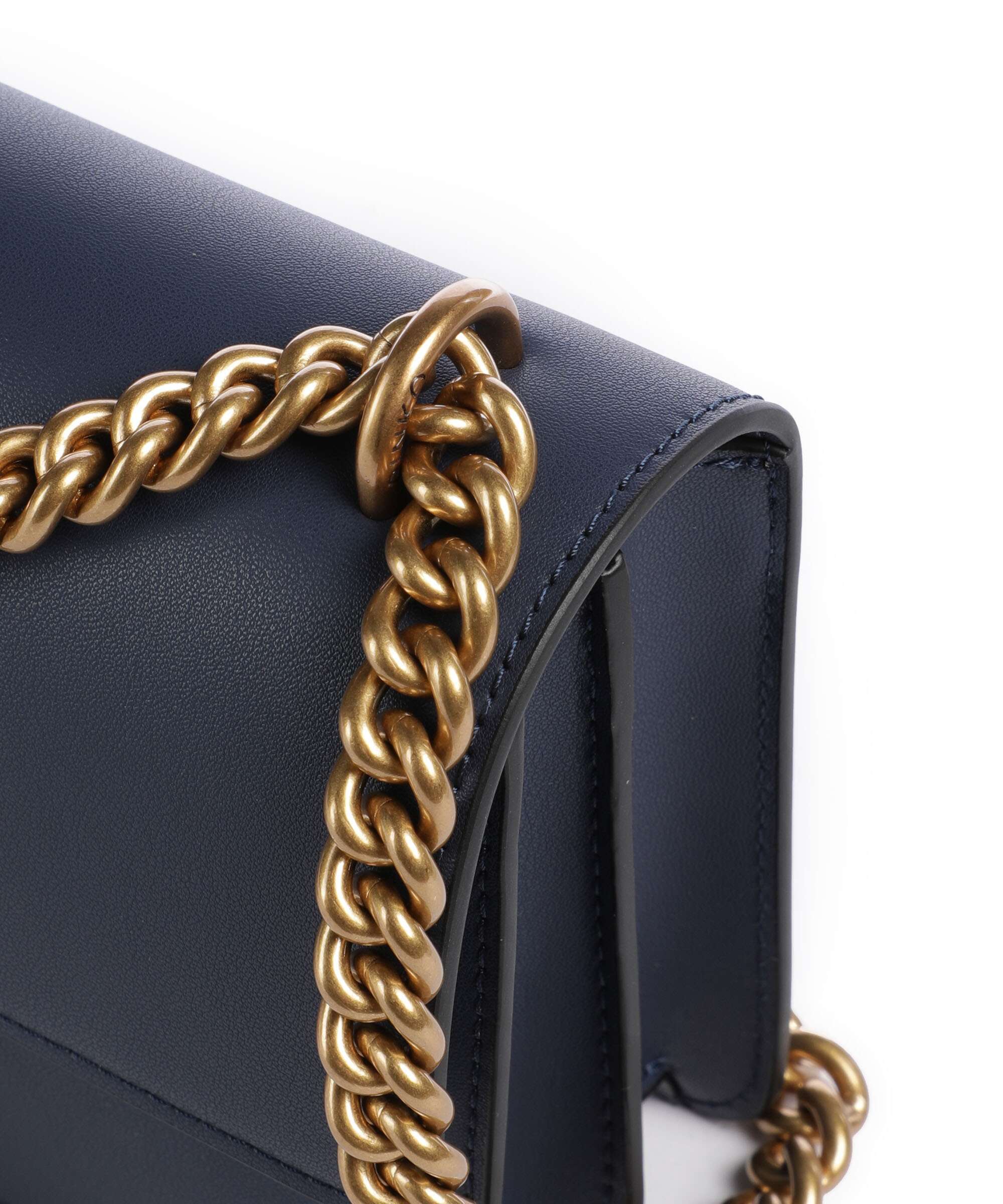 Pinko Love One Mini Torba na ramię blu indaco ombroso/antique gold - Image 5