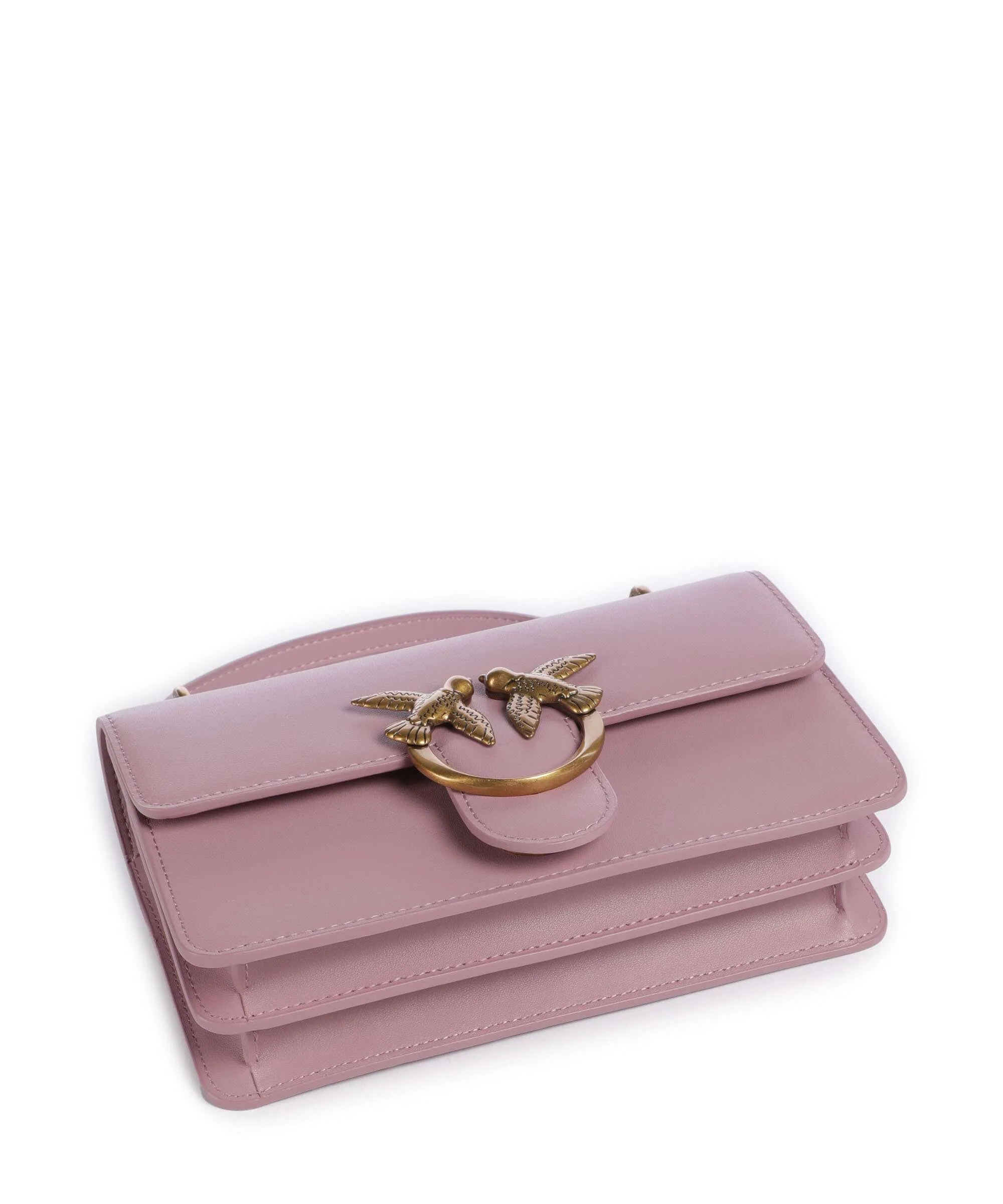 Pinko Love One Mini Torba na ramię viola/antique gold - Image 6