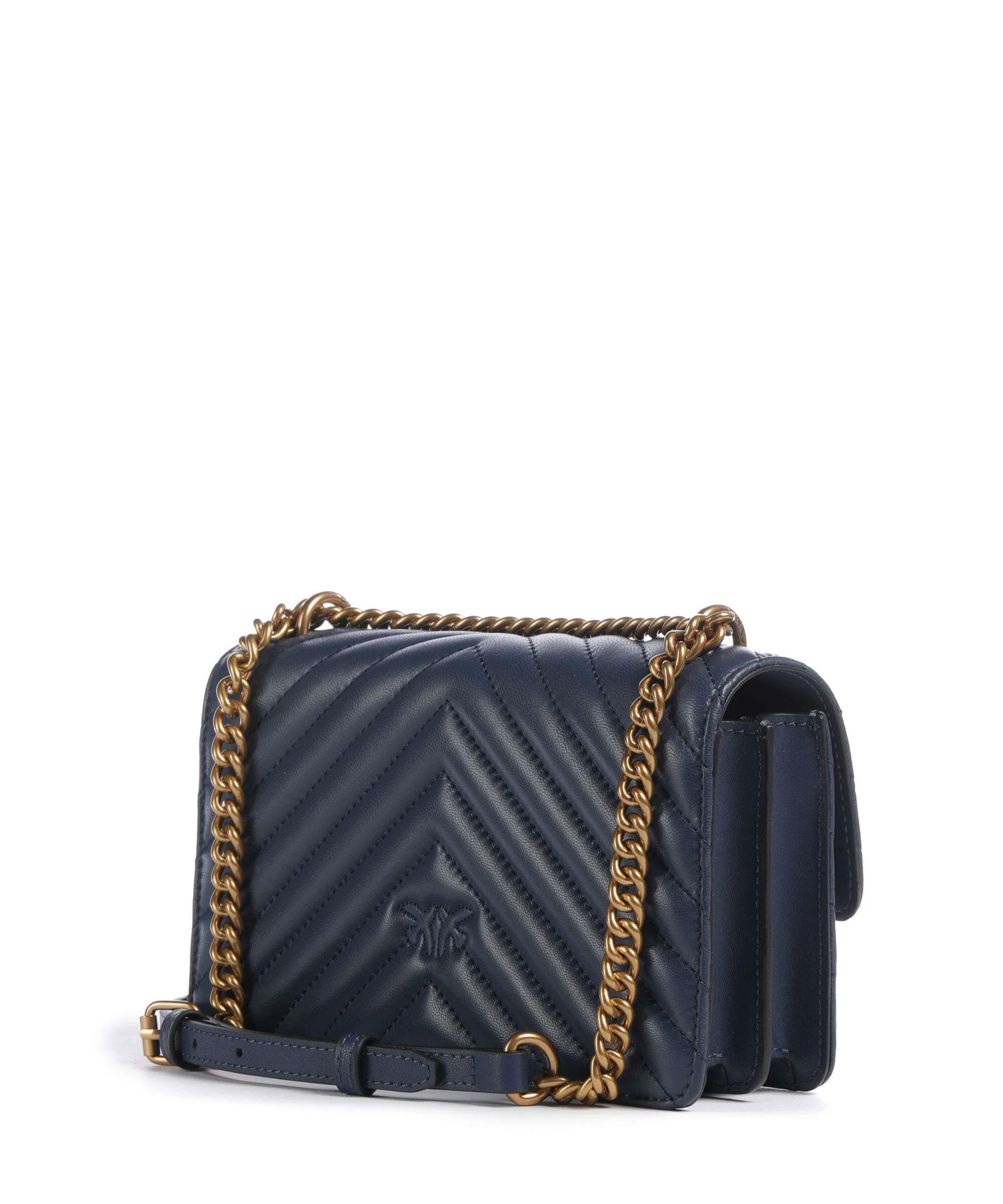 Pinko Love One Mini Torba na ramię blu indaco ombroso/antique gold - Image 2
