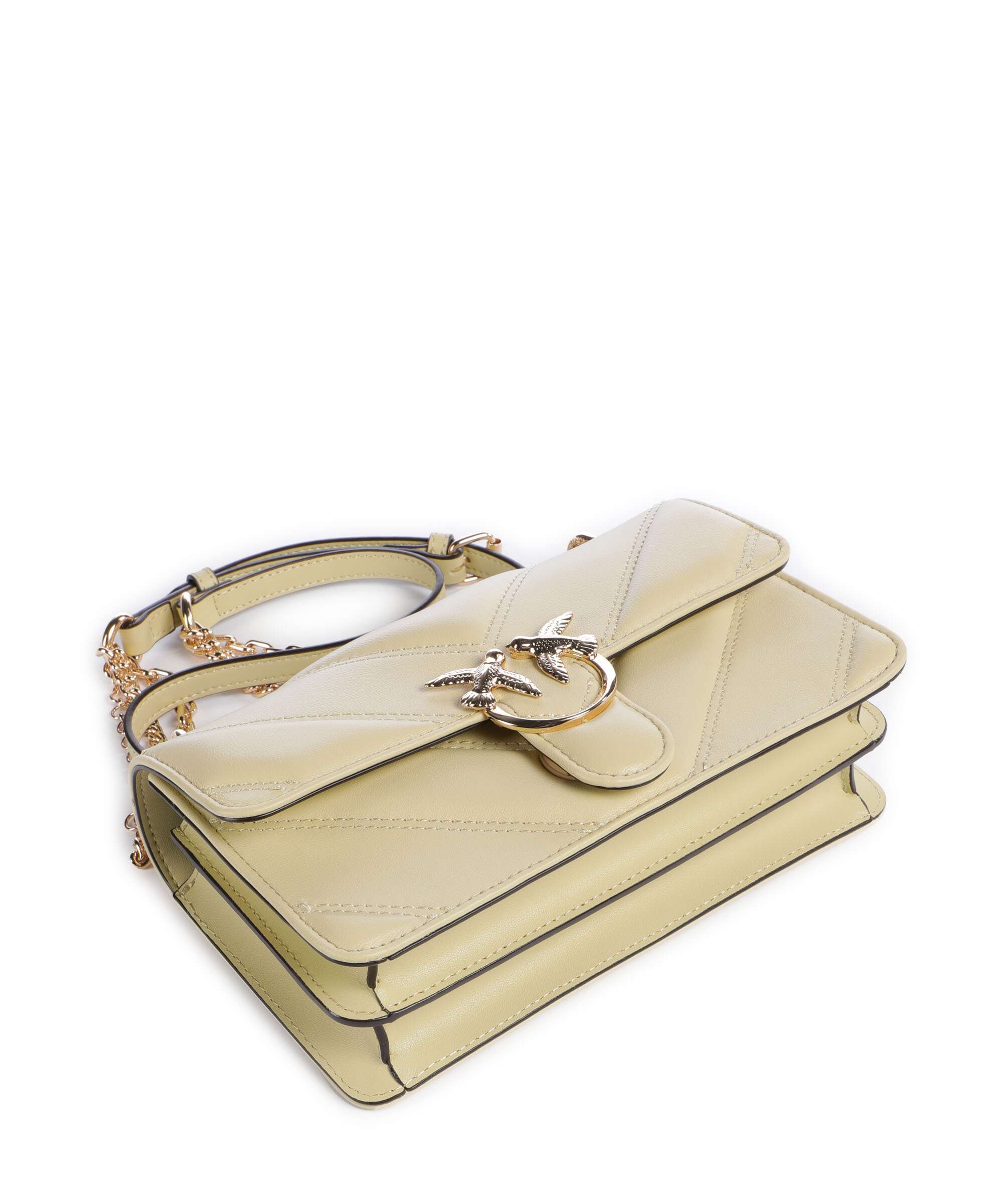 Pinko Love One Mini Torba na ramię giallo pastinaca/gold mordore - Image 5