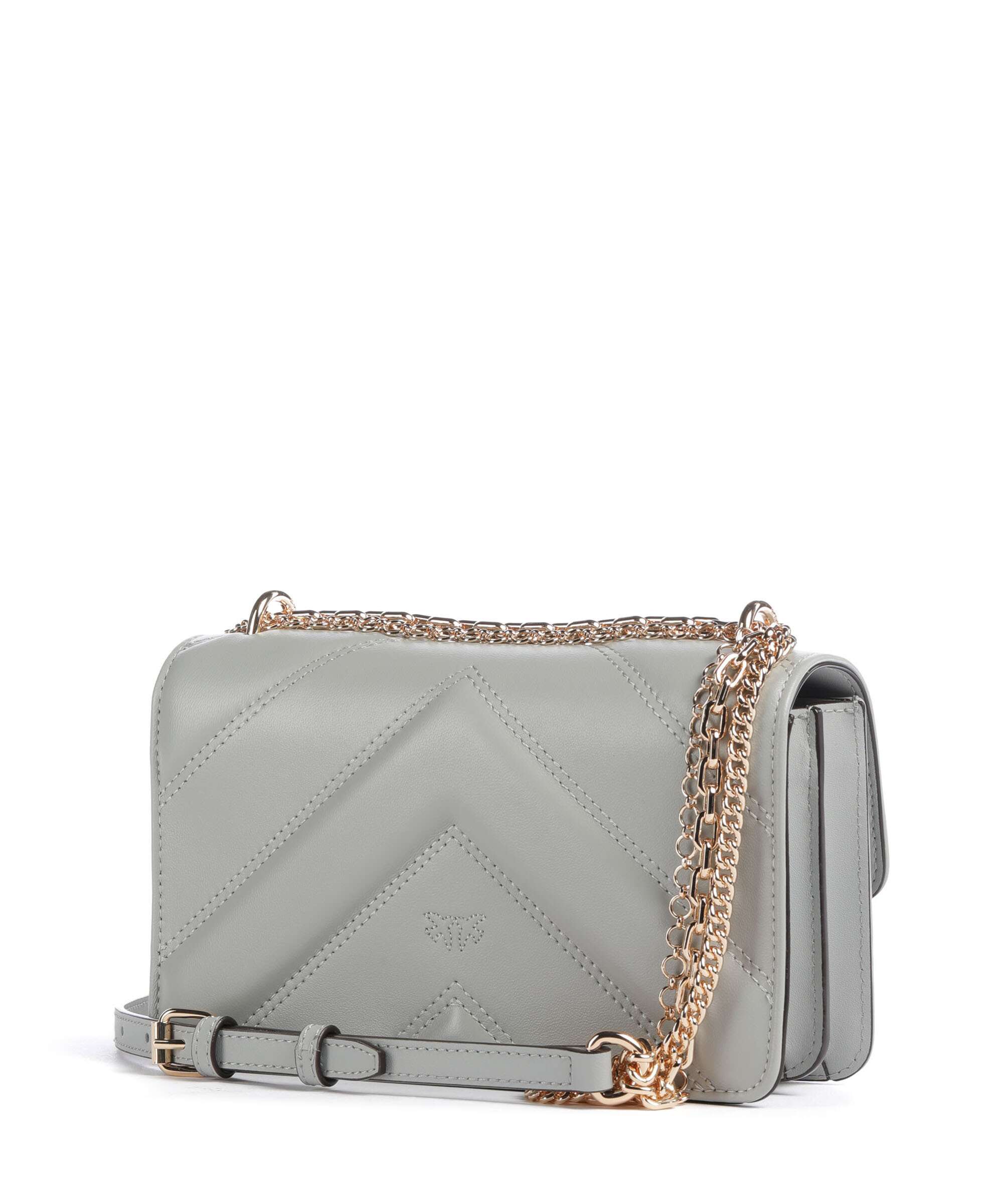 Pinko Love One Mini Torba na ramię grigio perla/gold mordore - Image 2