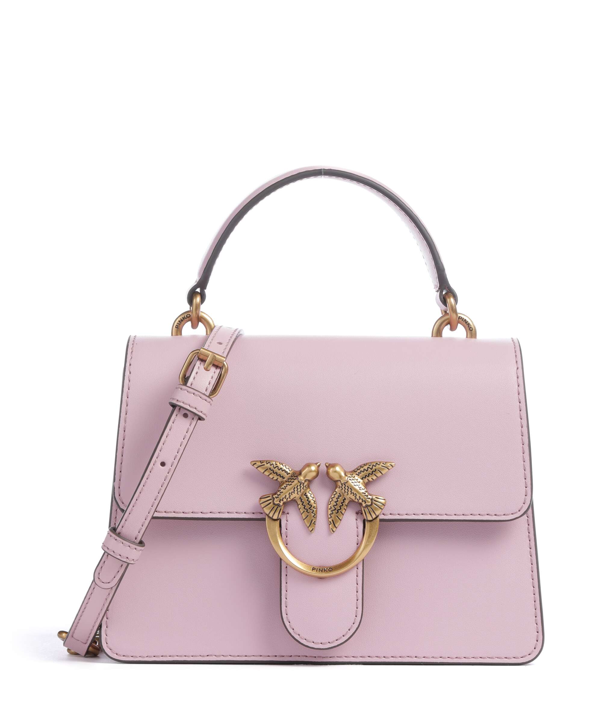Pinko Love One Mini Torebka rosa chiaro/antique gold