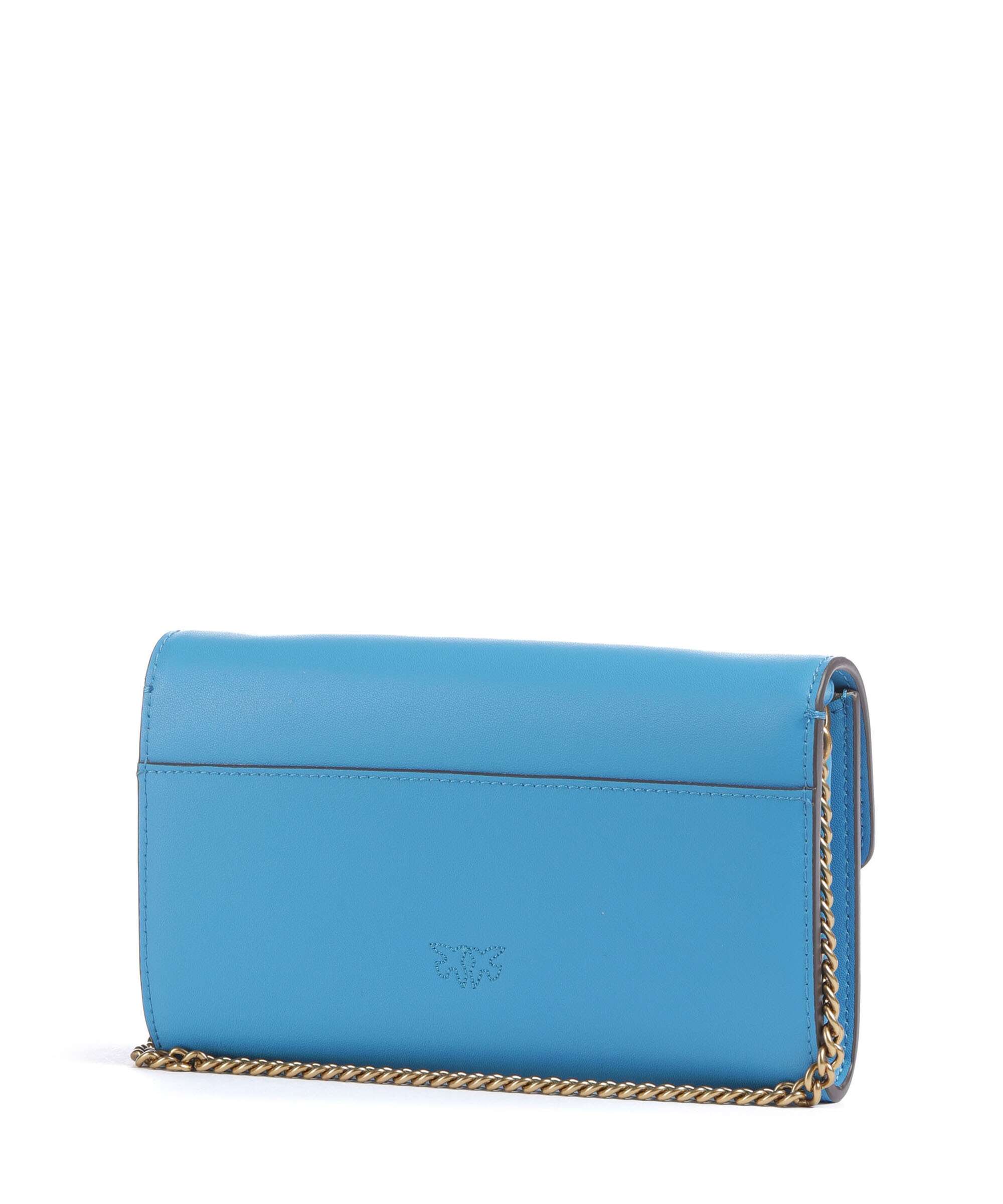 Pinko Love One Portfel azzurro dresda/antique gold - Image 2