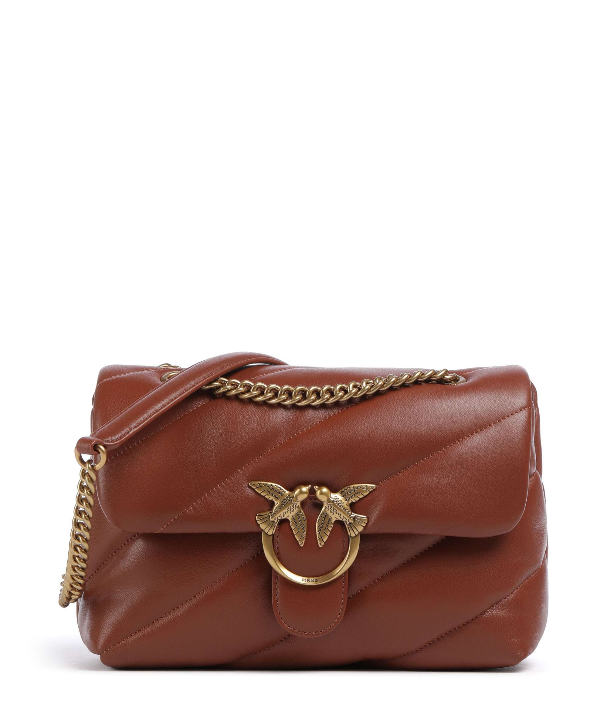 Pinko Love Puff Classic Torba na ramię arabo/antique gold