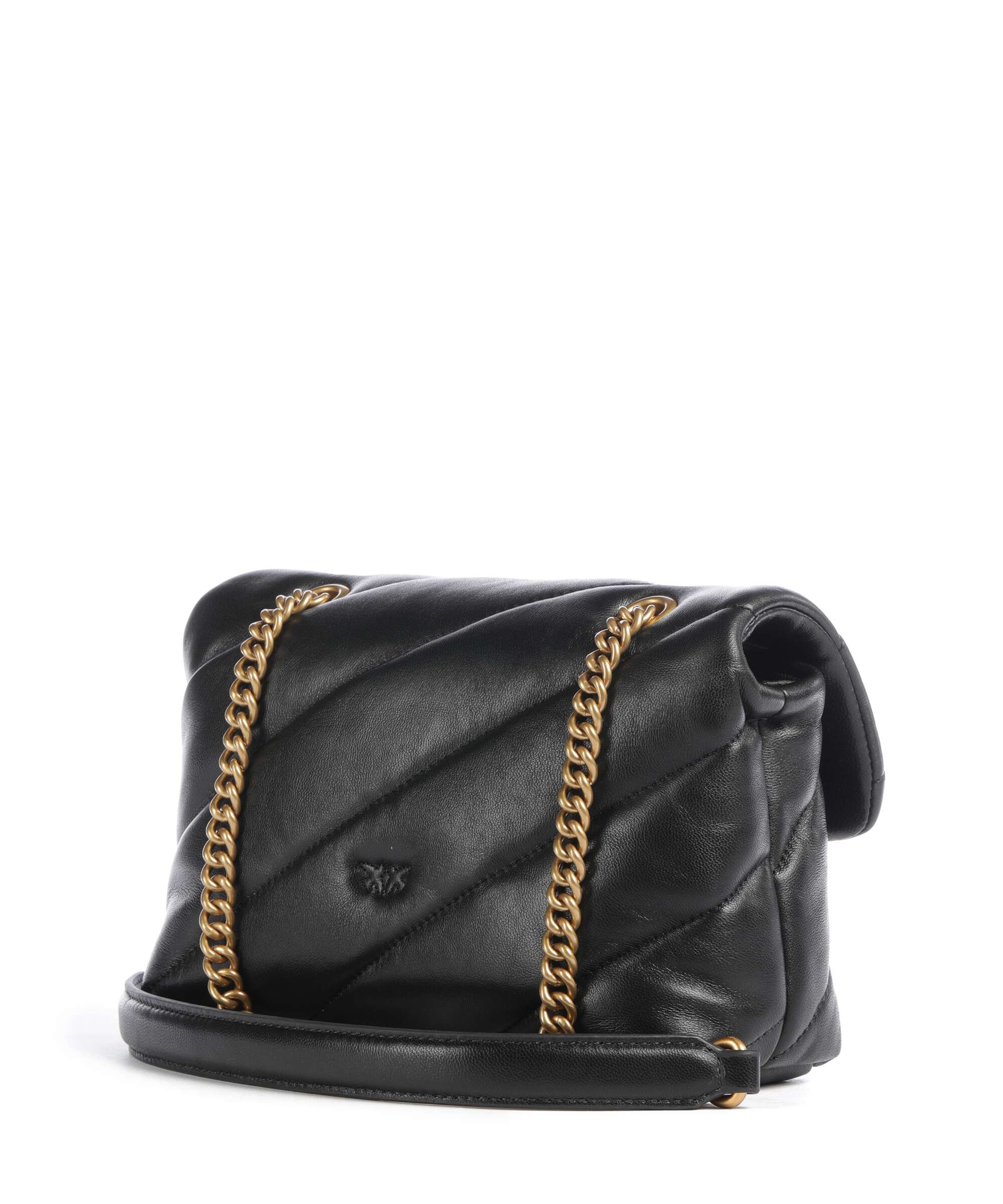Pinko Love Puff Mini New Buckle Torba na ramię nero/antique gold - Image 2