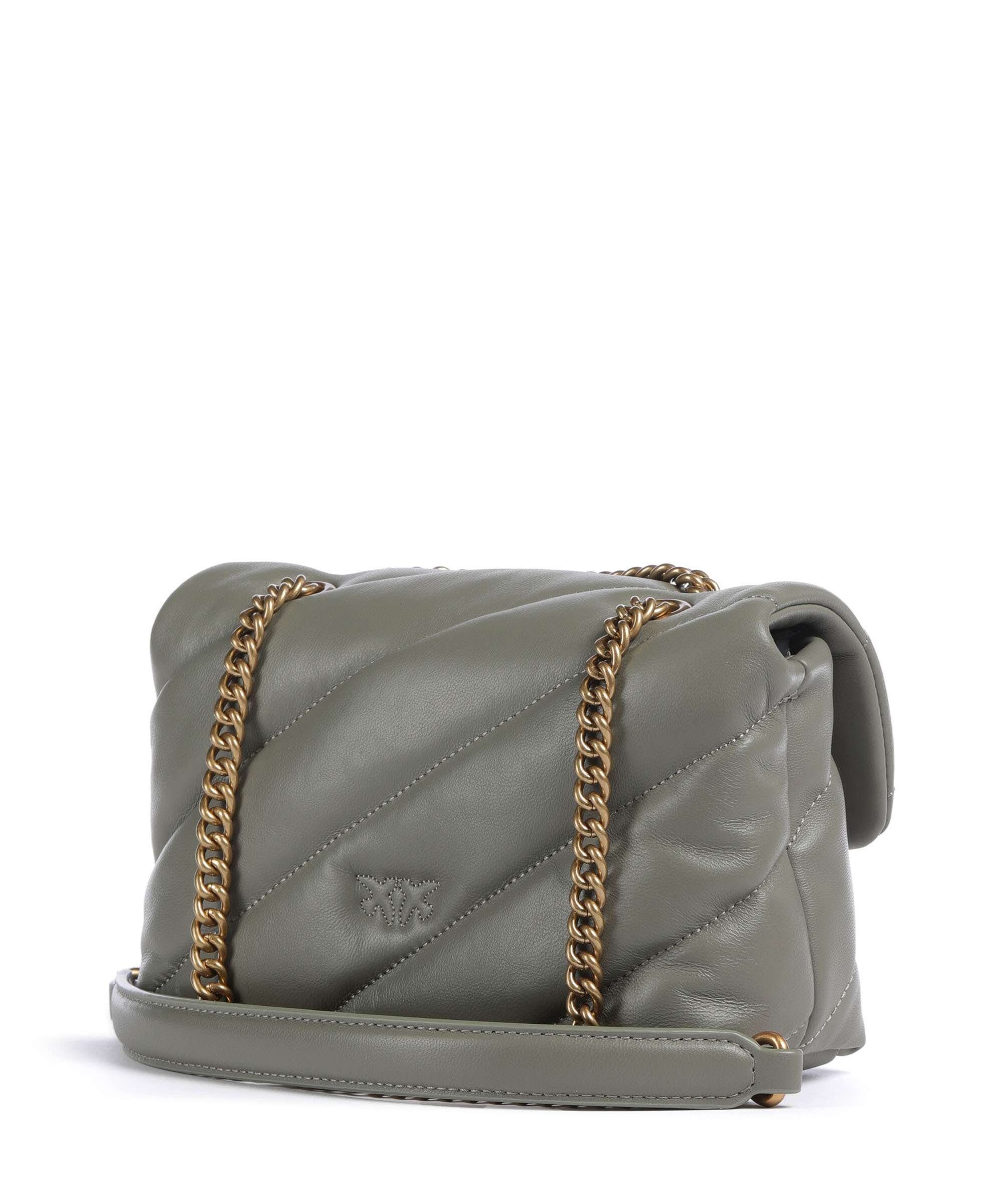 Pinko Love Puff Mini Torba na ramię verde vertiver/antique gold - Image 2
