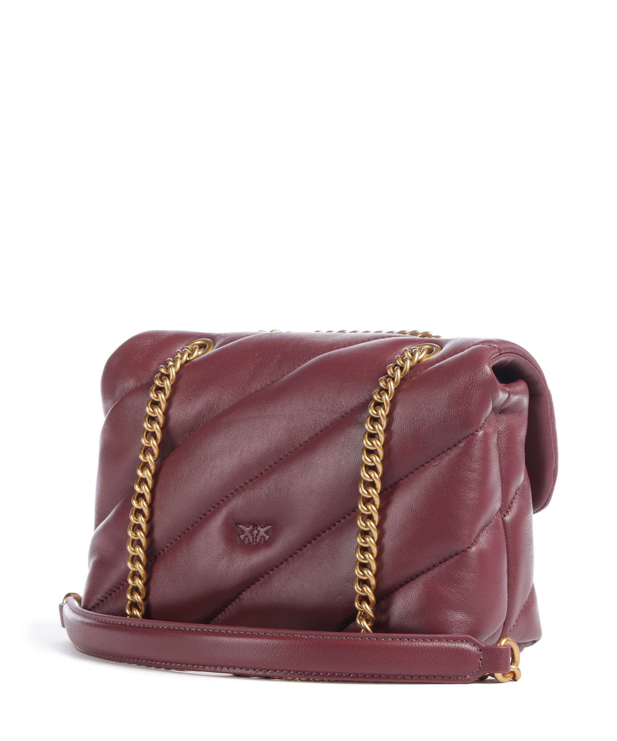 Pinko Love Puff Mini Torba na ramię ribes intenso/antique gold - Image 2
