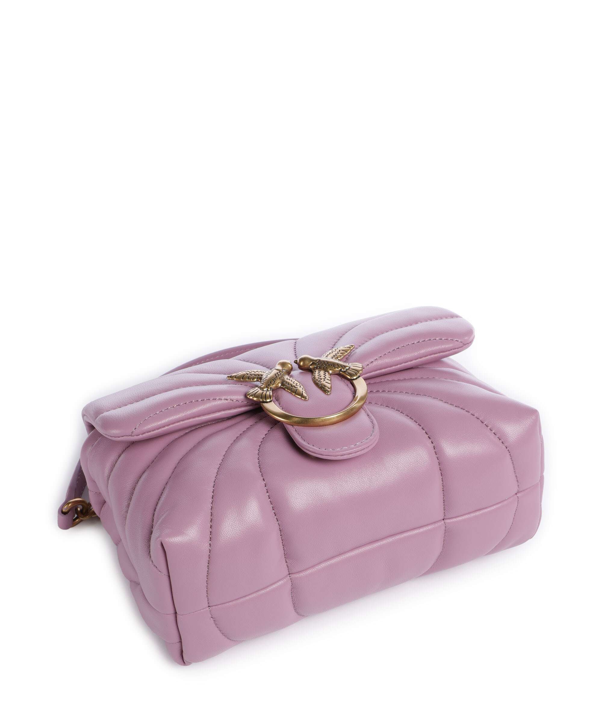 Pinko Love Puff Mini Torba na ramię lilla/antique gold - Image 6