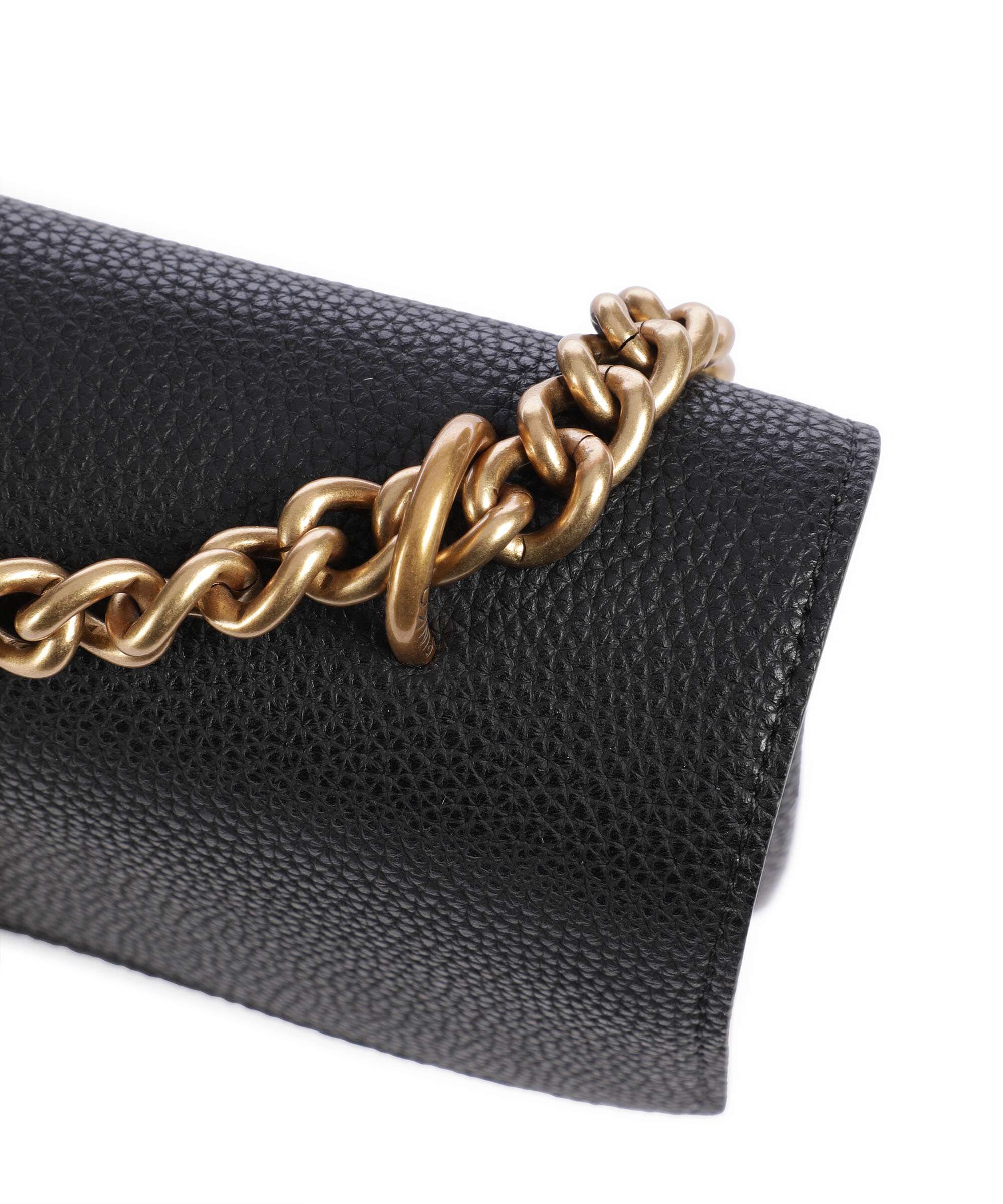 Pinko Love Soft Mini Torba na ramię nero/antique gold - Image 5