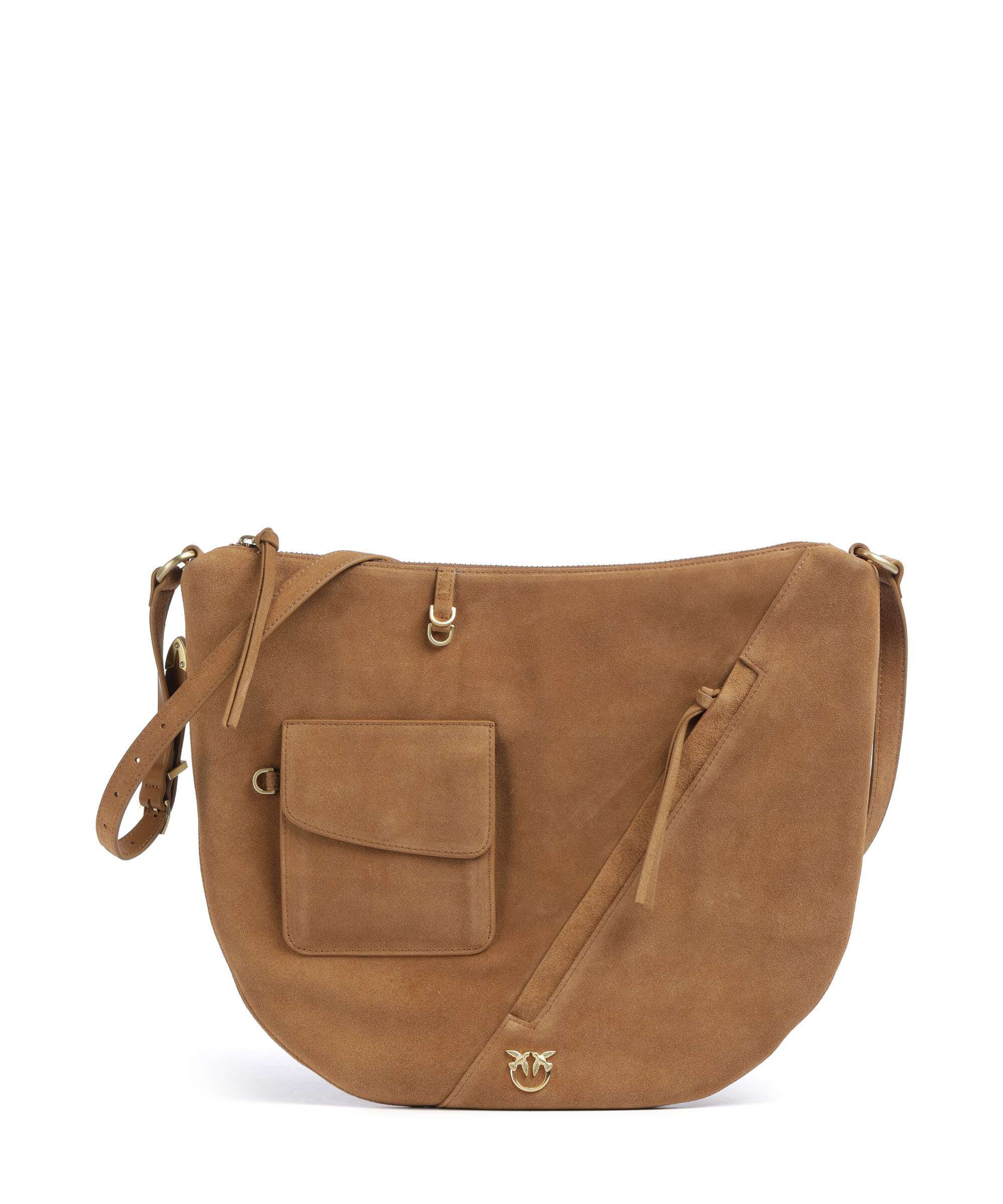 Pinko Luna Big Torebka worek marrone/caramella/matt gold