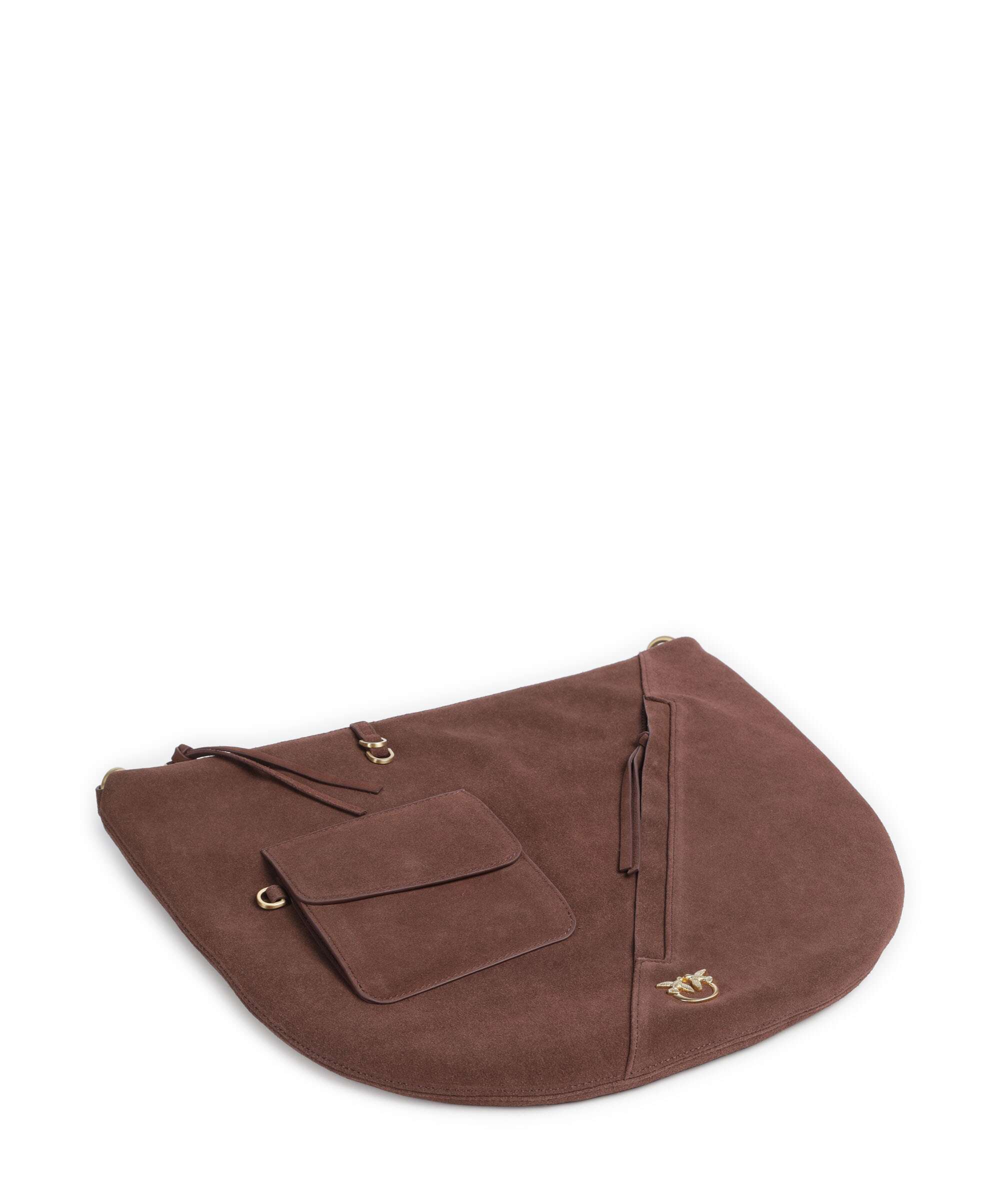 Pinko Luna Big Torebka worek castano intenso/matt gold - Image 4