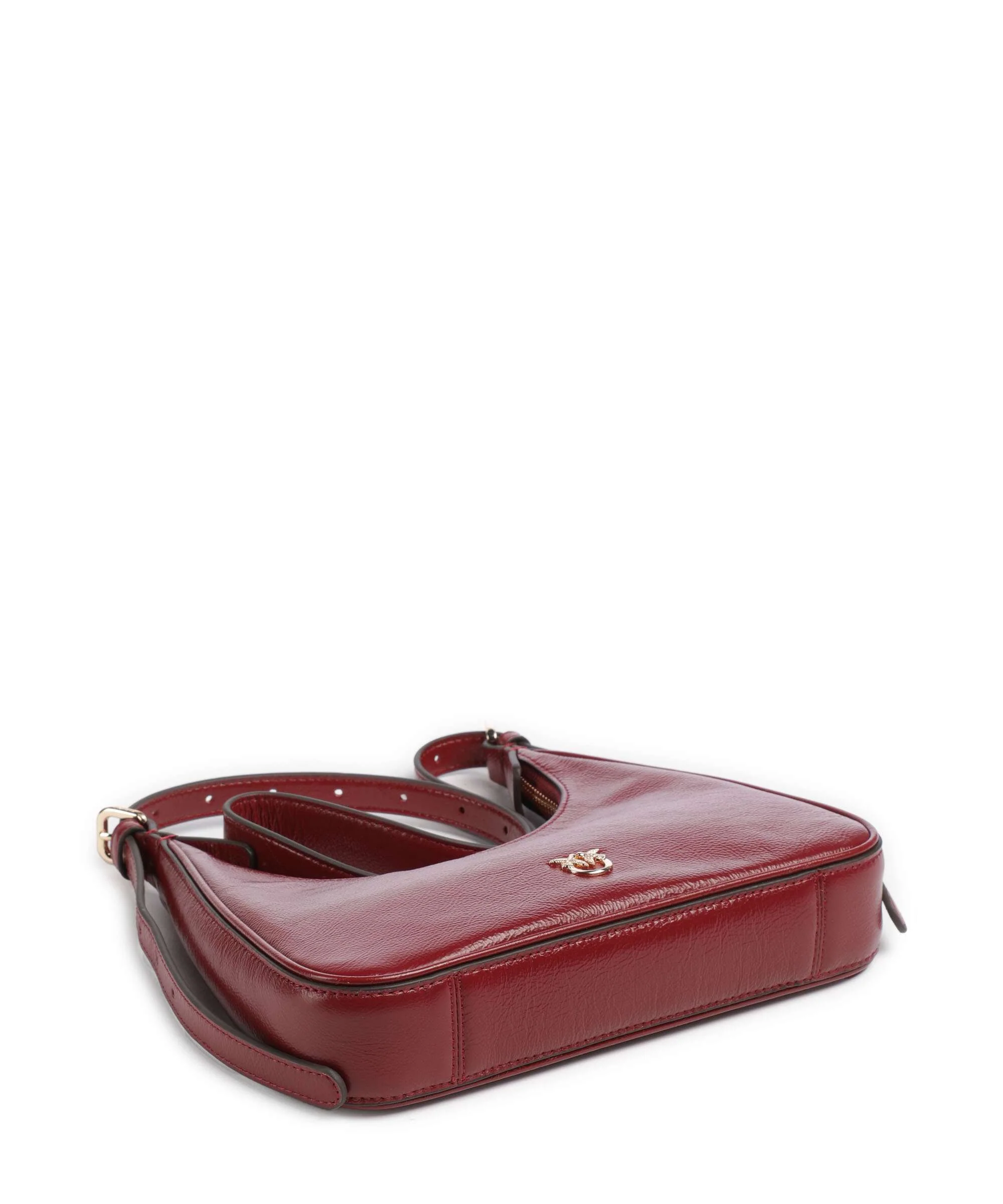 Pinko Miss Pinko Mini Torba na ramię rosso scuro/gold mordore - Image 4