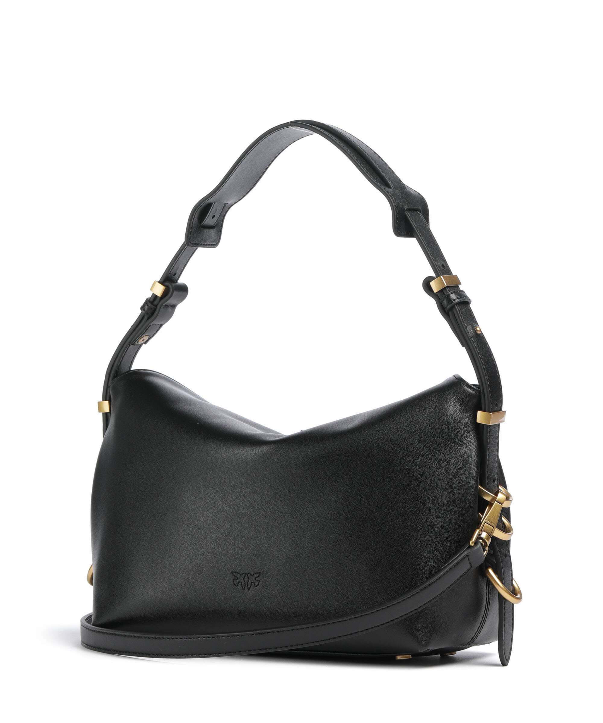 Pinko Saddle Horizontal Mini Torba na ramię nero/antique gold - Image 2