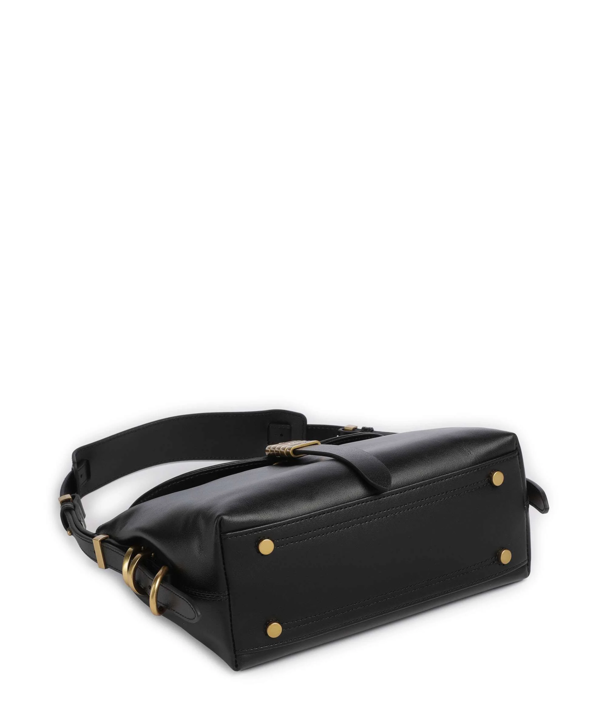 Pinko Saddle Horizontal Mini Torba na ramię nero/antique gold - Image 4