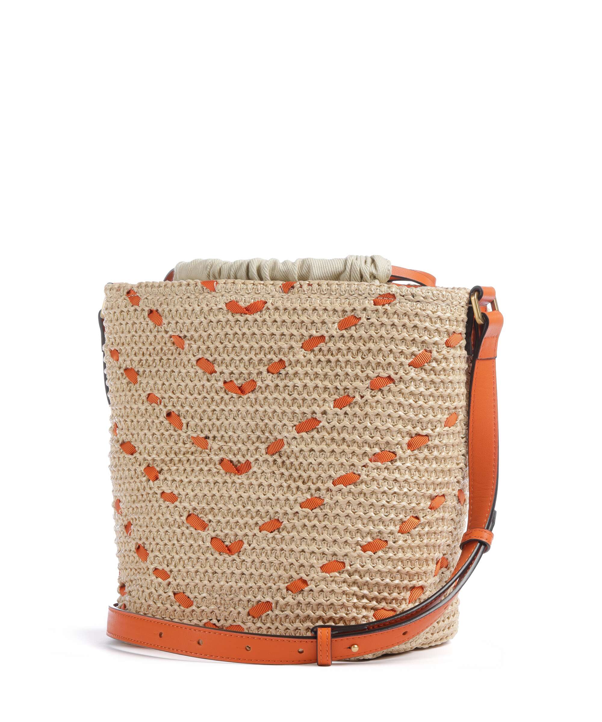 Pinko Torebka worek paglia/arancio/antique gold - Image 2
