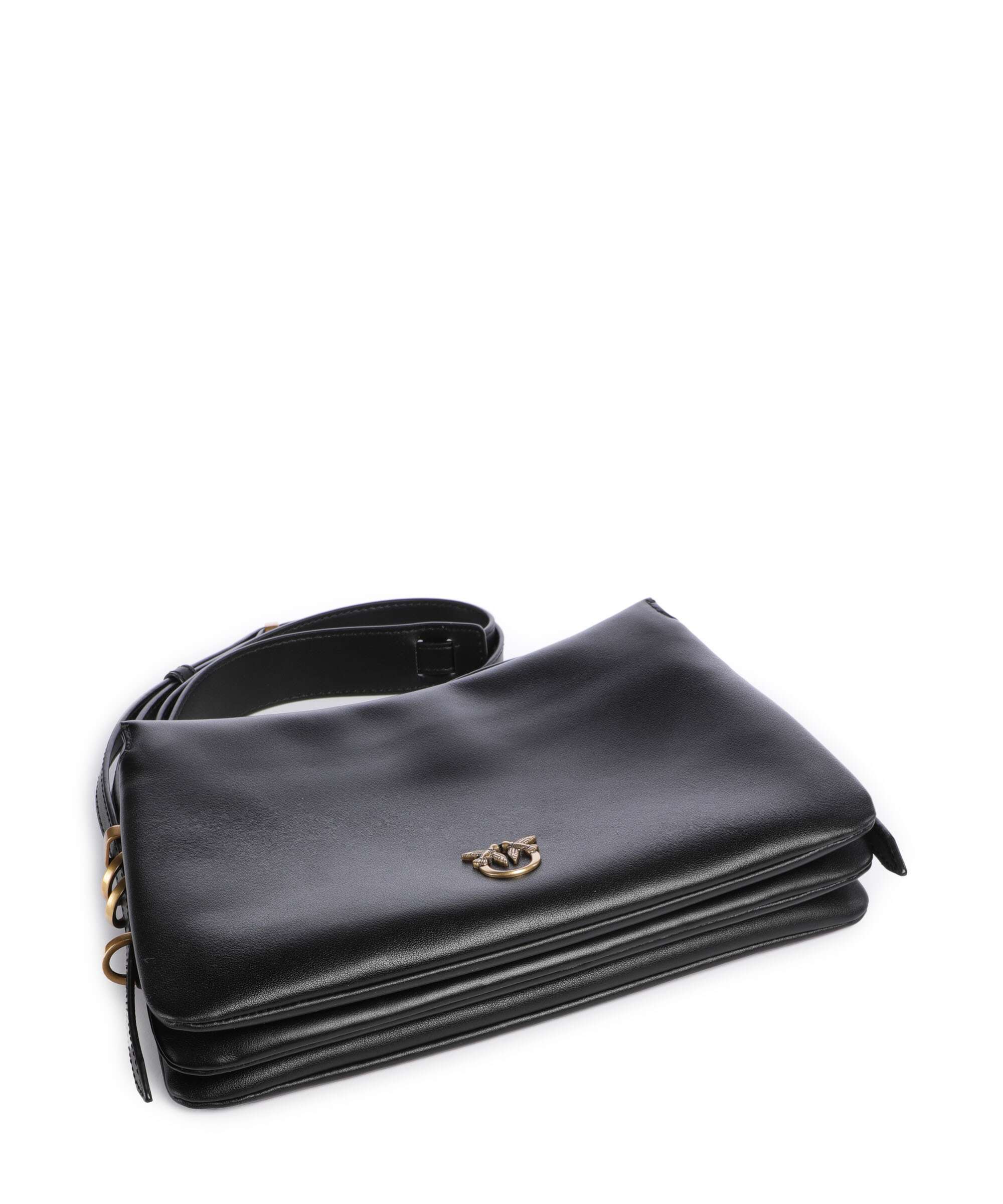 Pinko Triplet Mini Torba przez ramię nero/antique gold - Image 5