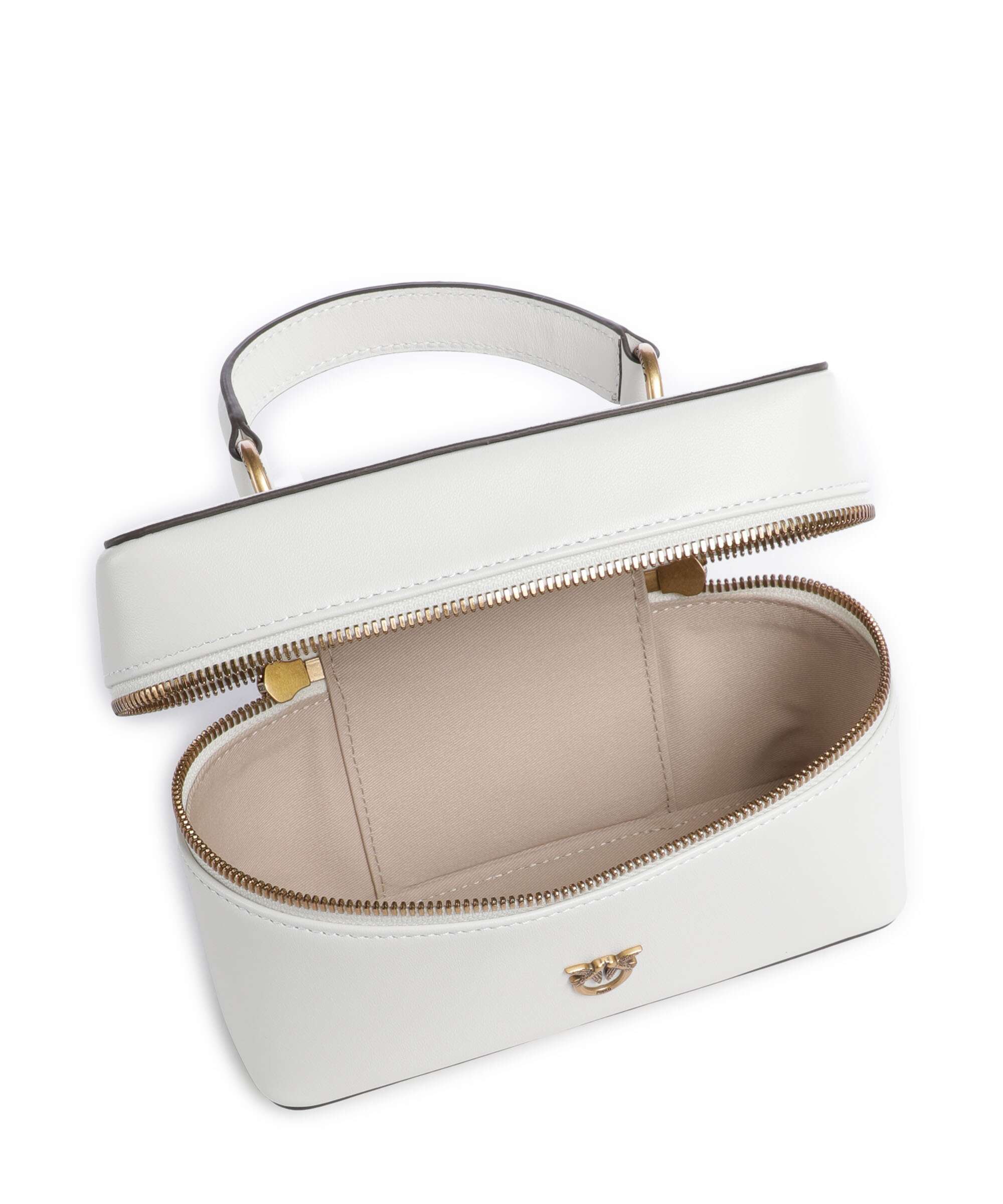 Pinko Vanity Mini Torba przez ramię bianco nembo/antique gold - Image 6