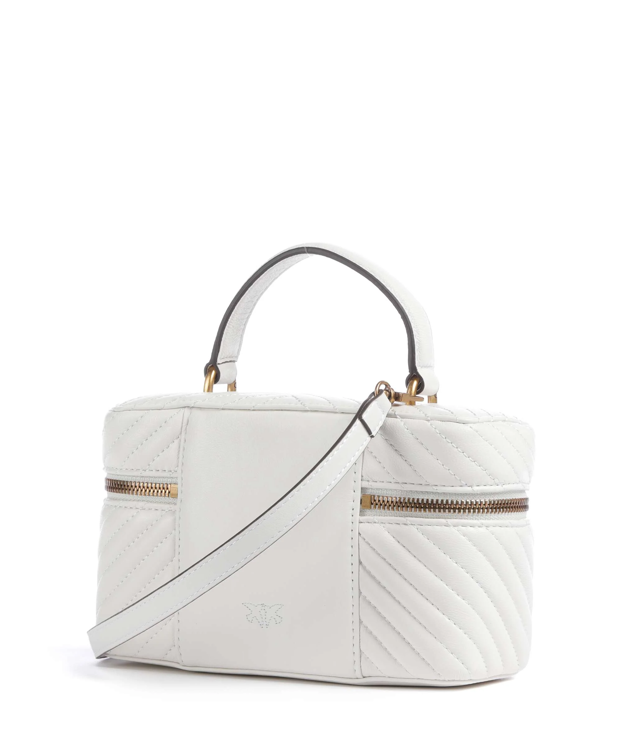 Pinko Vanity Mini Torebka bianco nembo/antique gold - Image 2