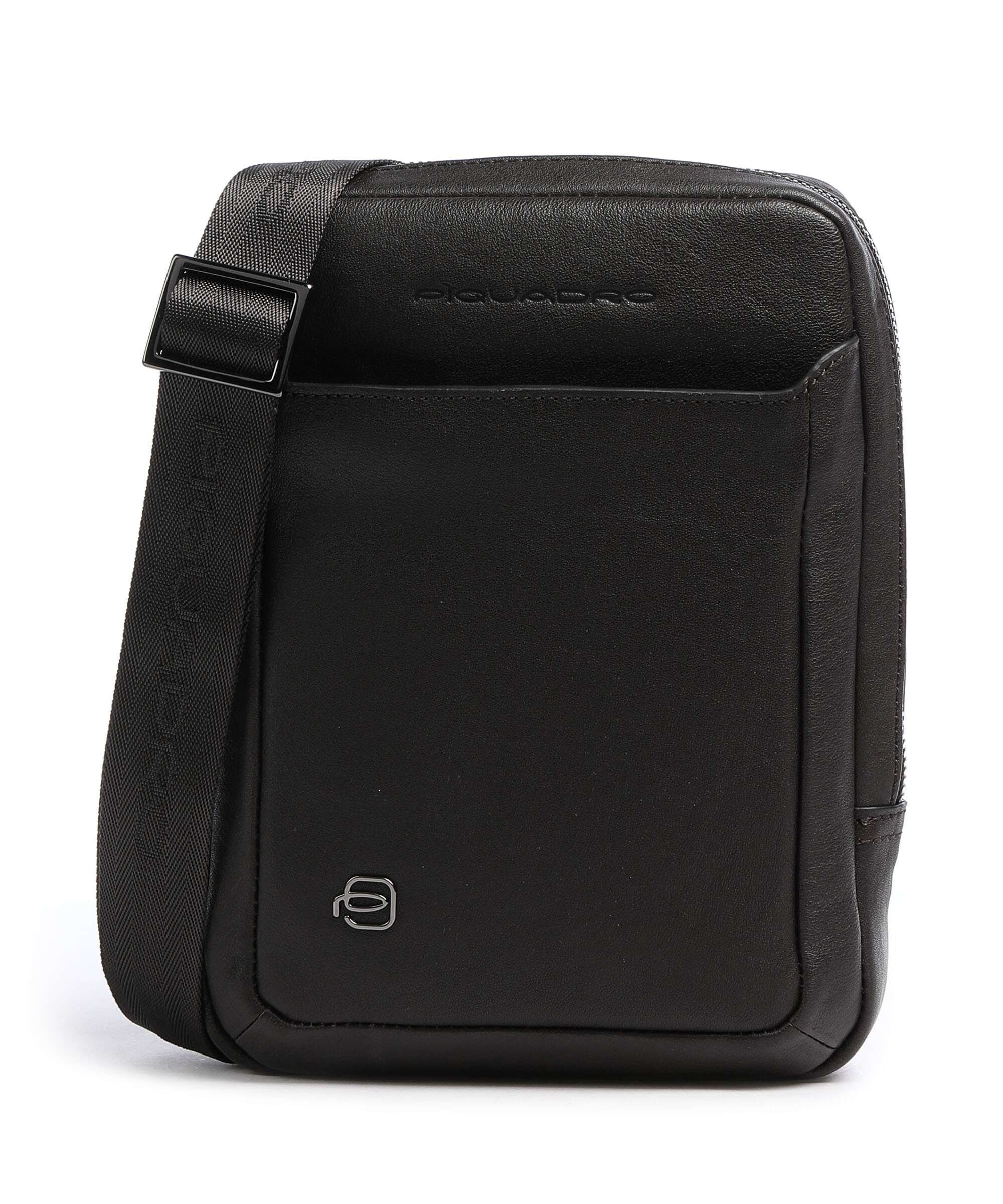 Piquadro Black Square Torba przez ramię testa di moro