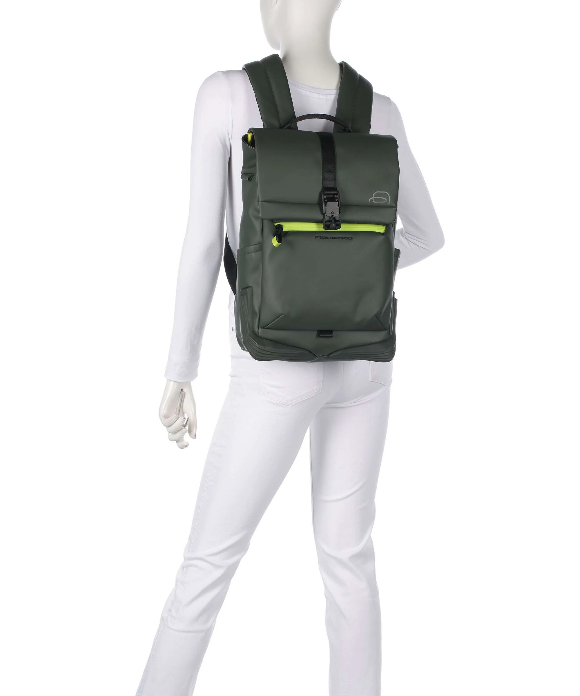 Piquadro Corner Special Plecak green - Image 3