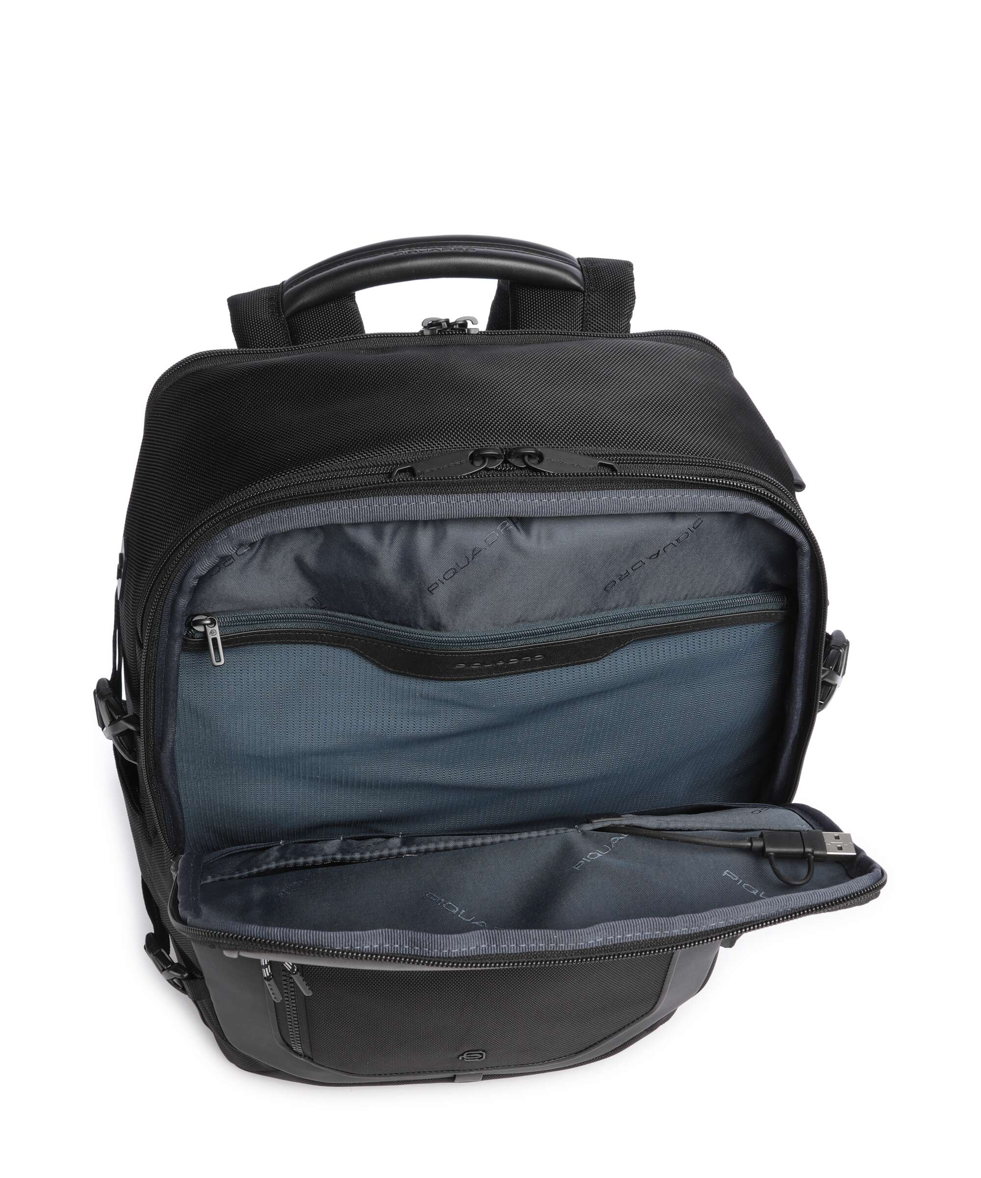 Piquadro Lyss Easyjet Plecak podróżny black - Image 6