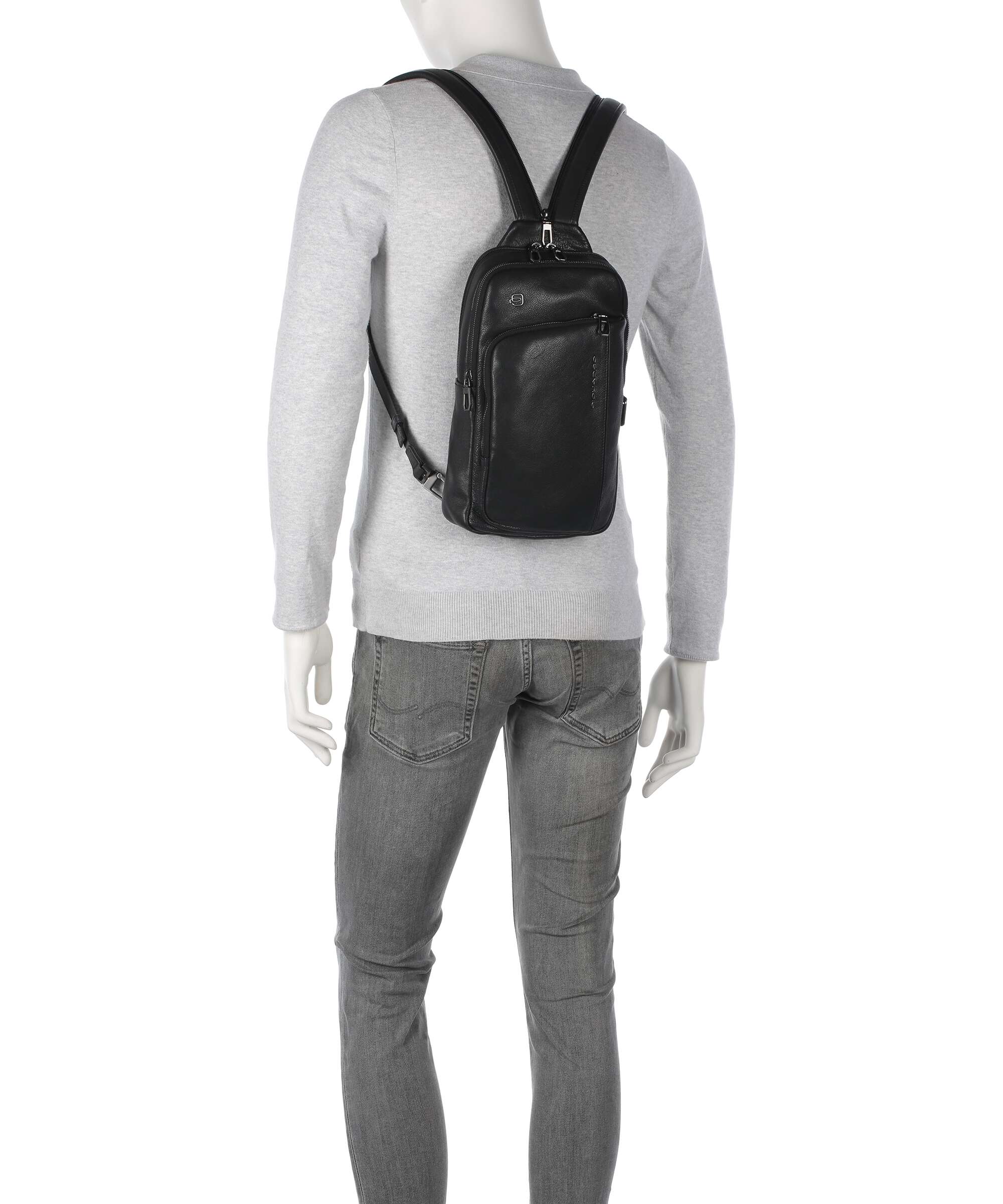Piquadro S134 Plecak na jedno ramię black - Image 3