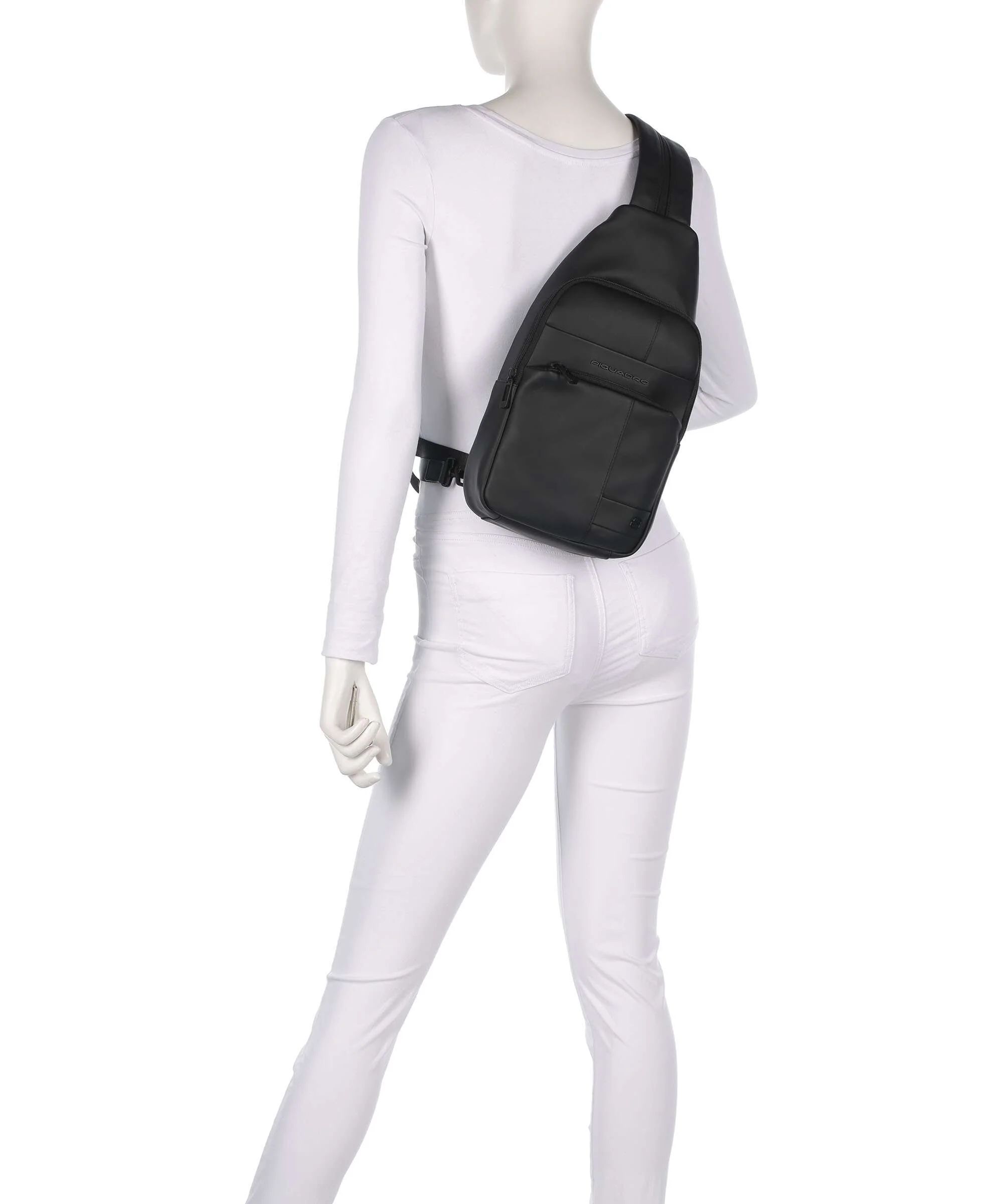 Piquadro W129W Plecak na jedno ramię nero - Image 3