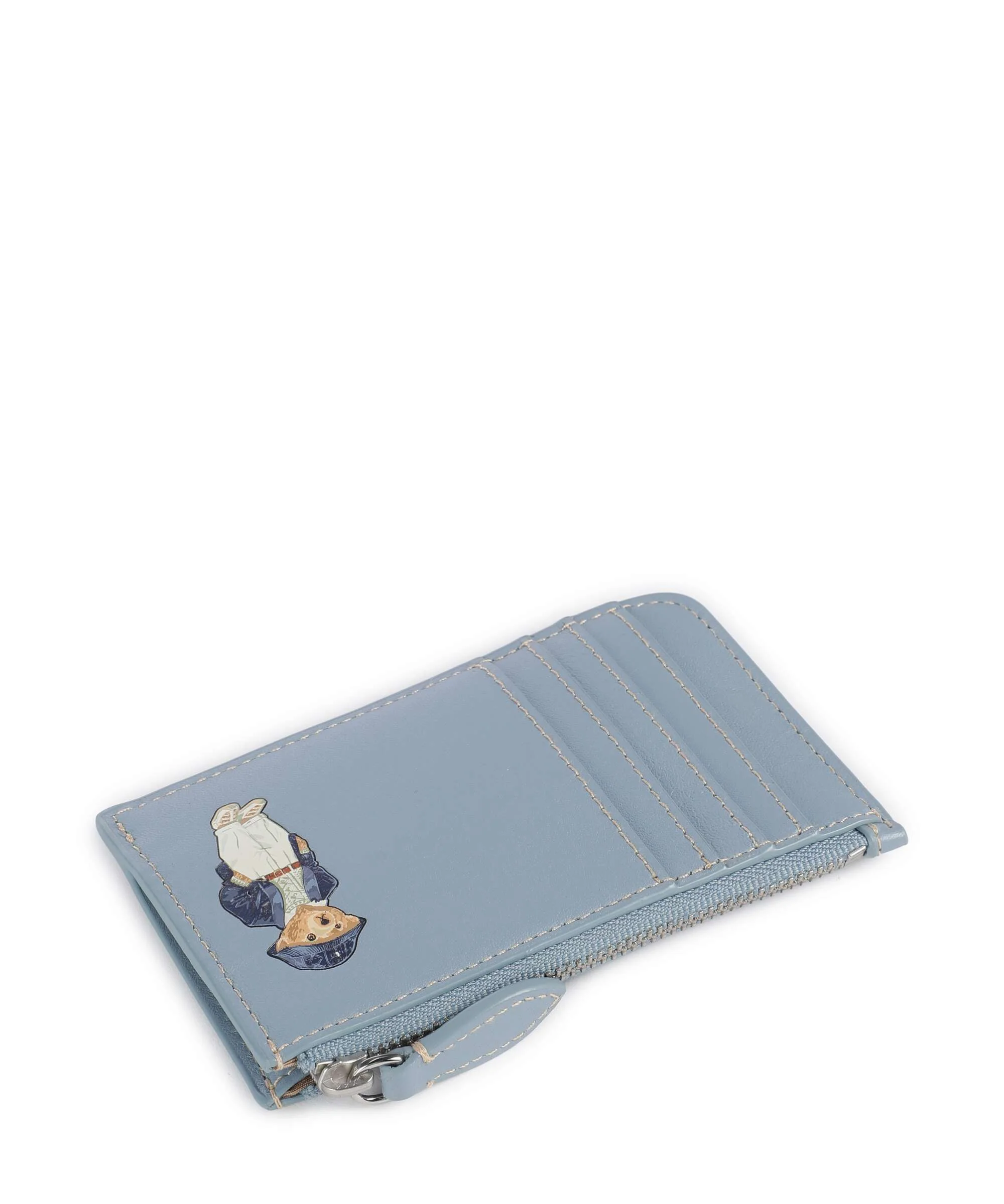 Polo Ralph Lauren Bear Etui na karty kredytowe faded denim - Image 3