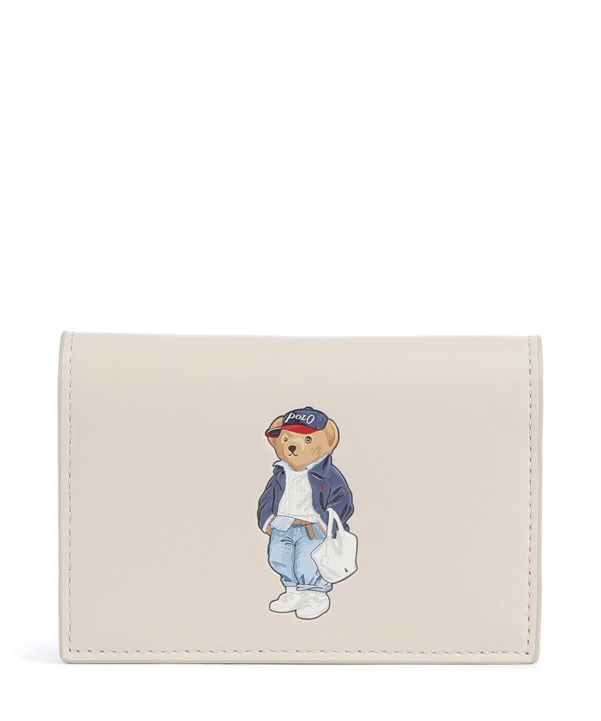Polo Ralph Lauren Bear Spring Etui na karty kredytowe cream