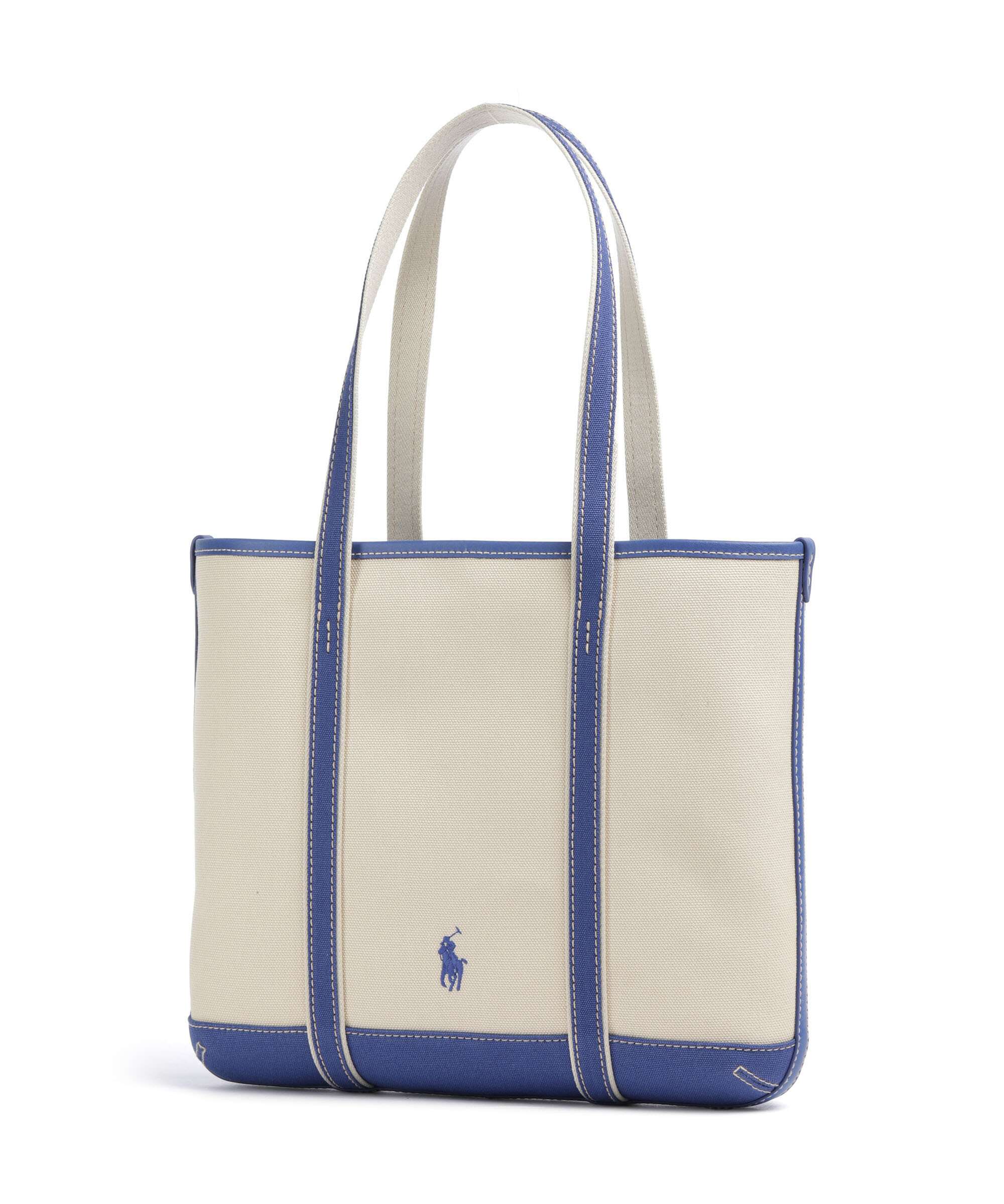 Polo Ralph Lauren Bear Spring Torba na zakupy ecru/ indigo sky - Image 2